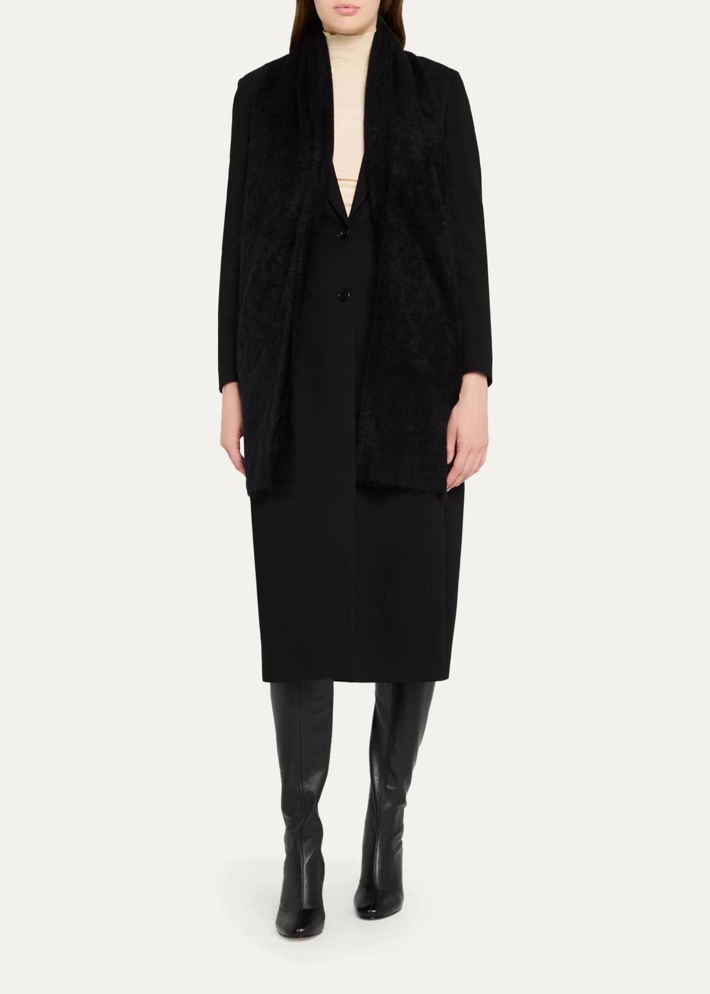 Fleurette Brushed Cashmere Wrap - Bergdorf Goodman