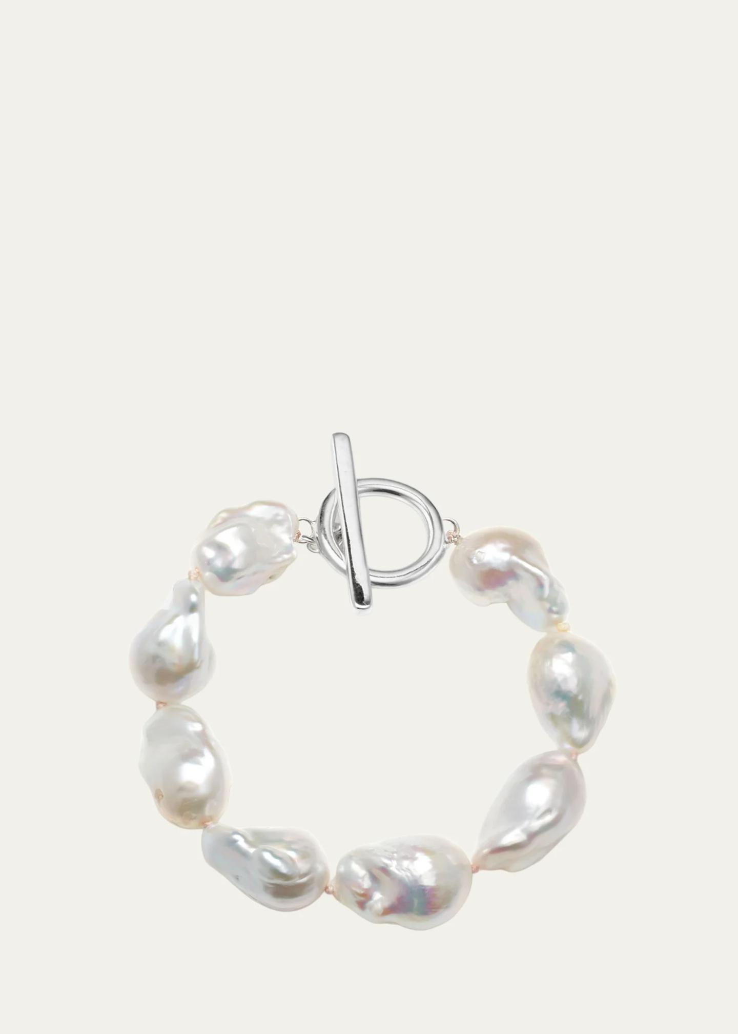 Agmes Baroque Pearl Toggle Bracelet - Bergdorf Goodman