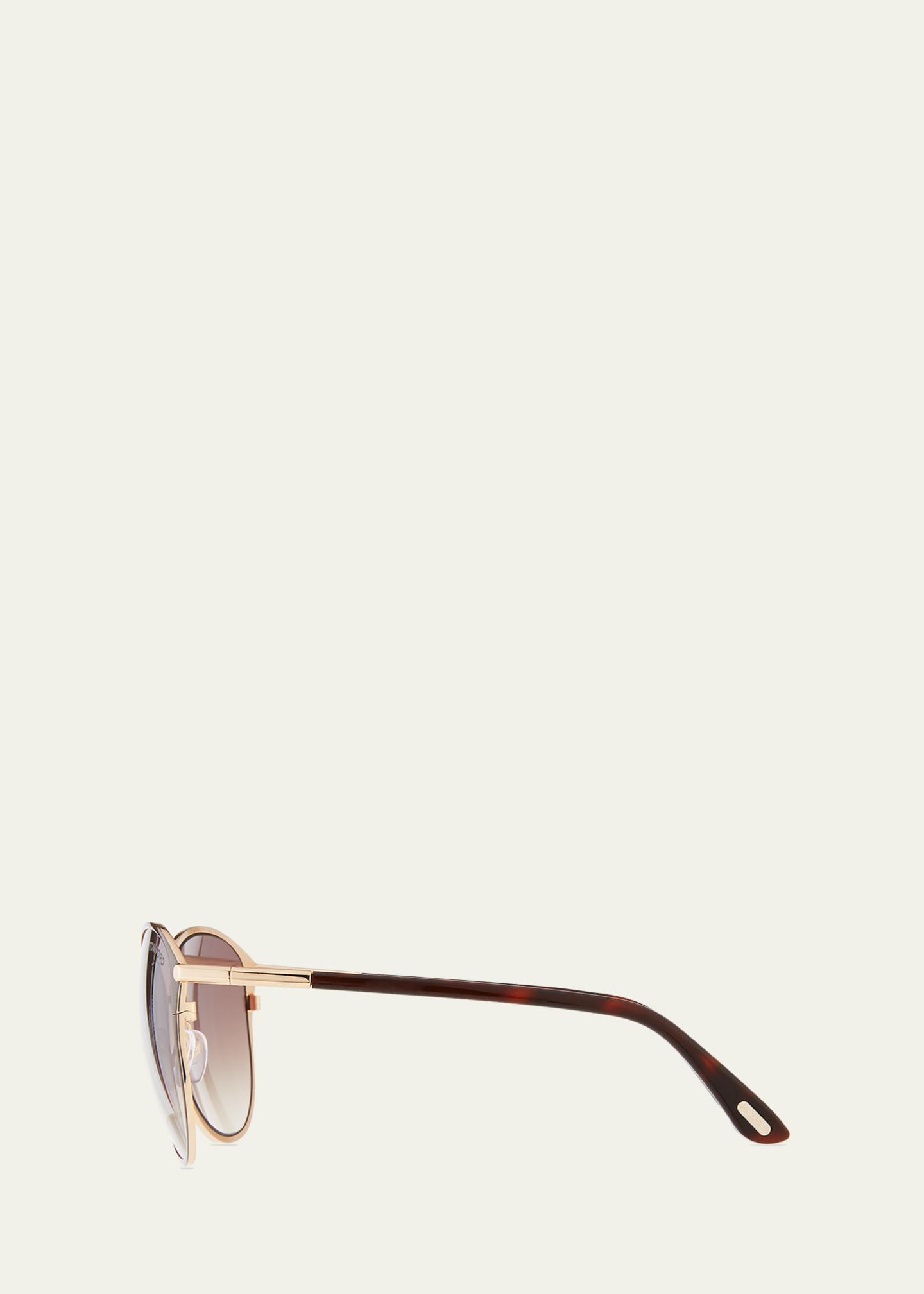 Tom Ford | Penelope Metal Butterfly Sunglasses TOM FORD Penelope Metal Butterfly Sunglasses | Neiman Marcus main image 2