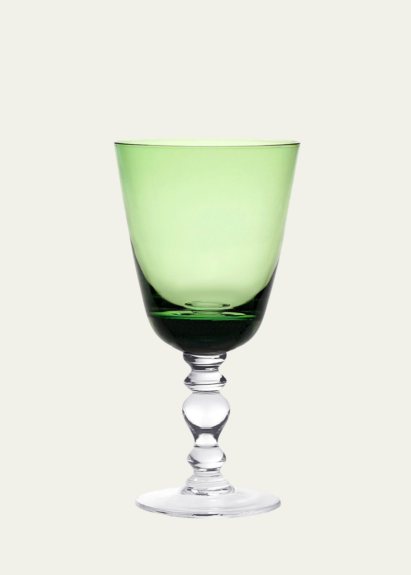 William Yeoward Crystal Fanny Goblet, Green