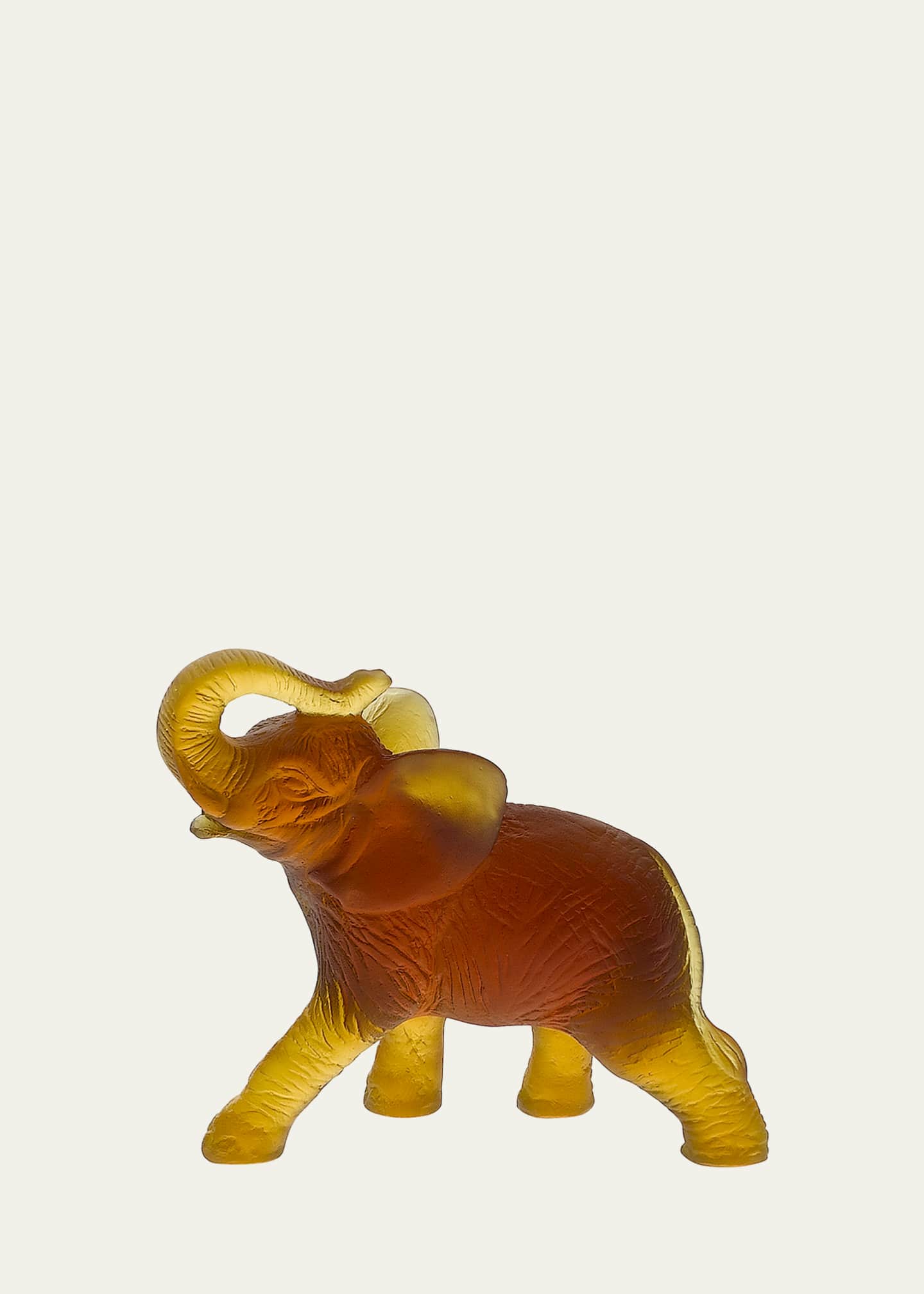 Daum Small Amber Elephant