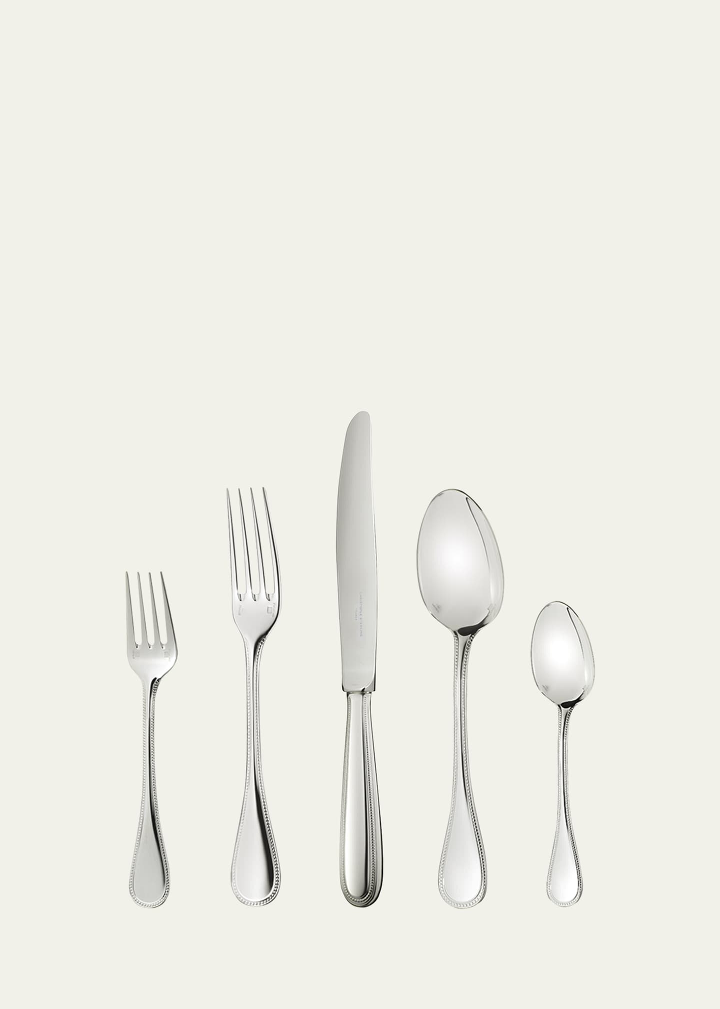 Christofle Perles Silver Plated 5 Piece Place Setting Bergdorf