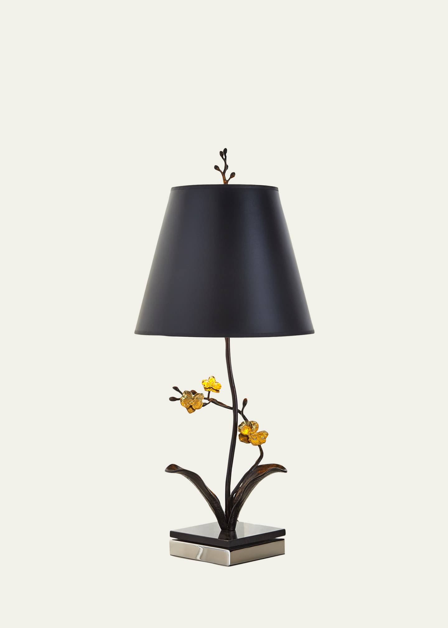 Michael Aram Gold Orchid Table Lamp