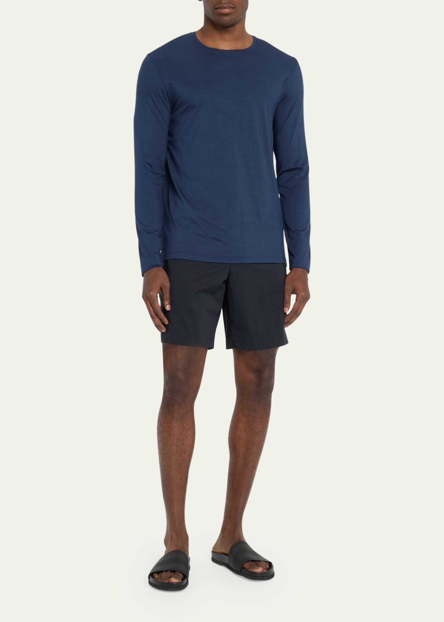 Derek Rose Men's Long-Sleeve Jersey Tee Image 3 of 5