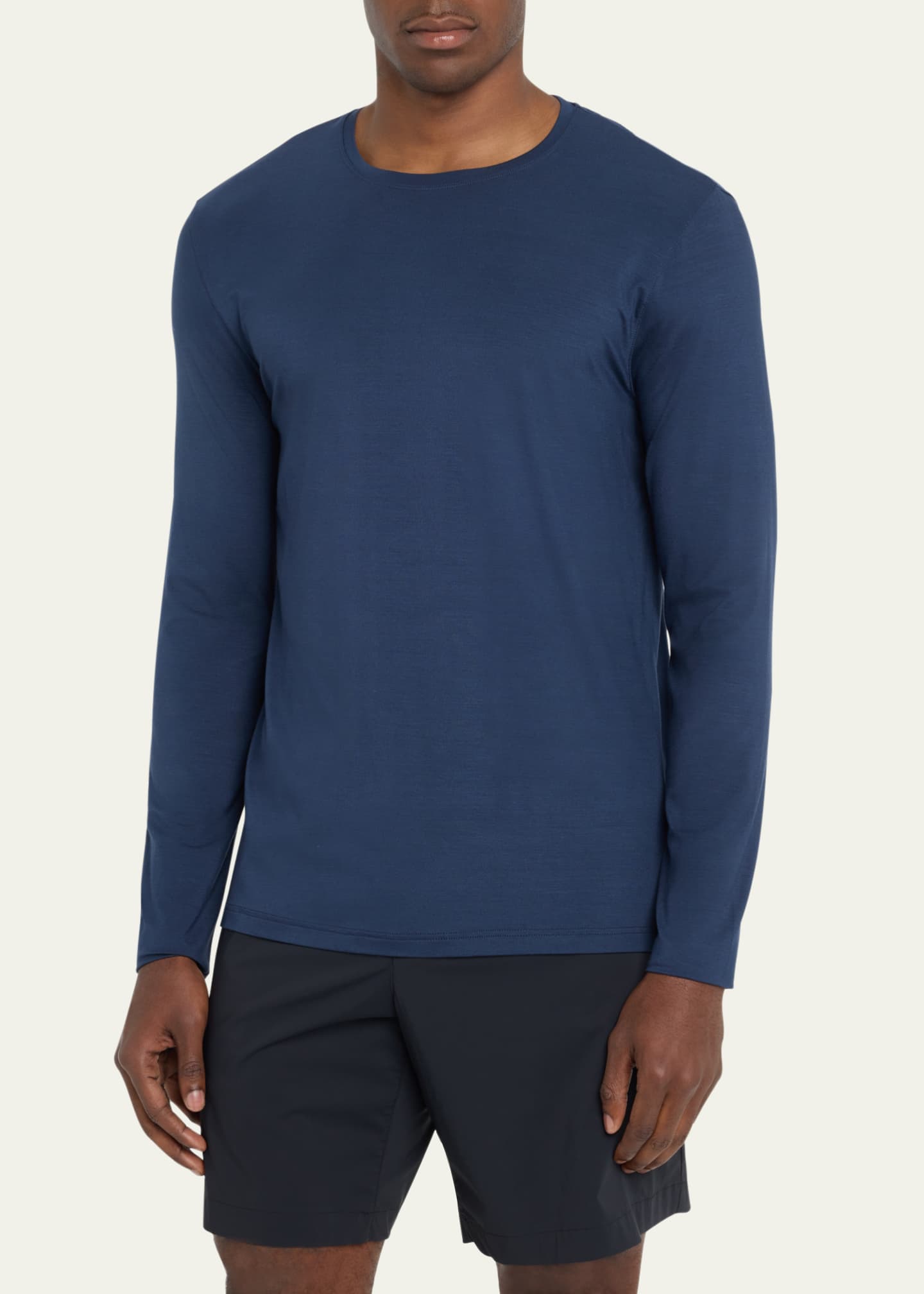 Derek Rose Men's Long-Sleeve Jersey Tee Image 4 of 5