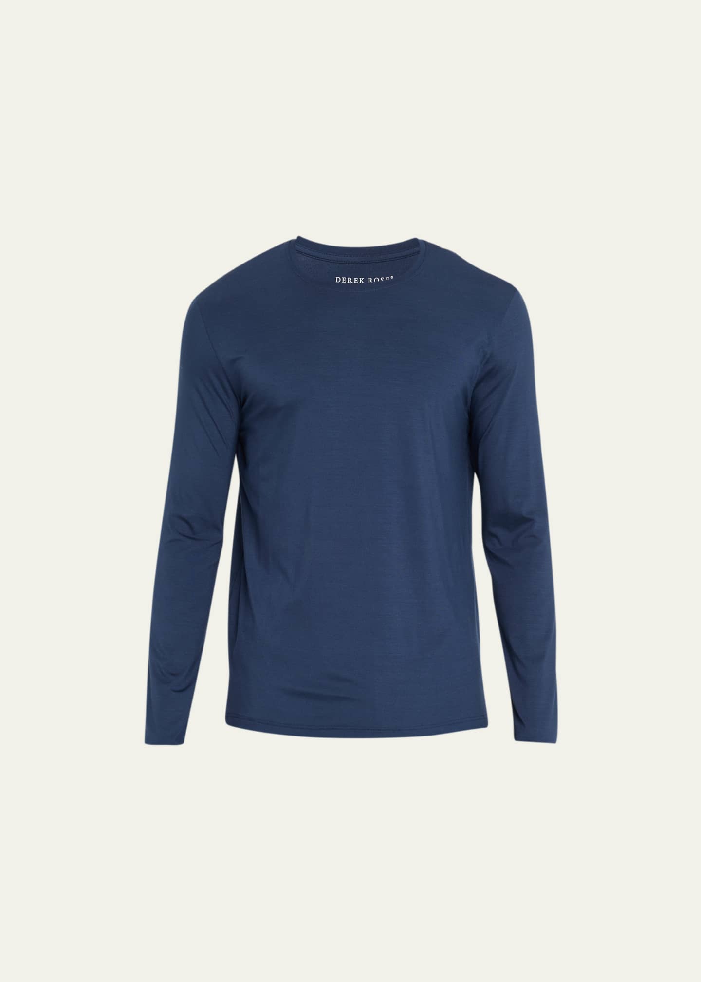 Derek Rose Men's Long-Sleeve Jersey Tee Image 1 of 5