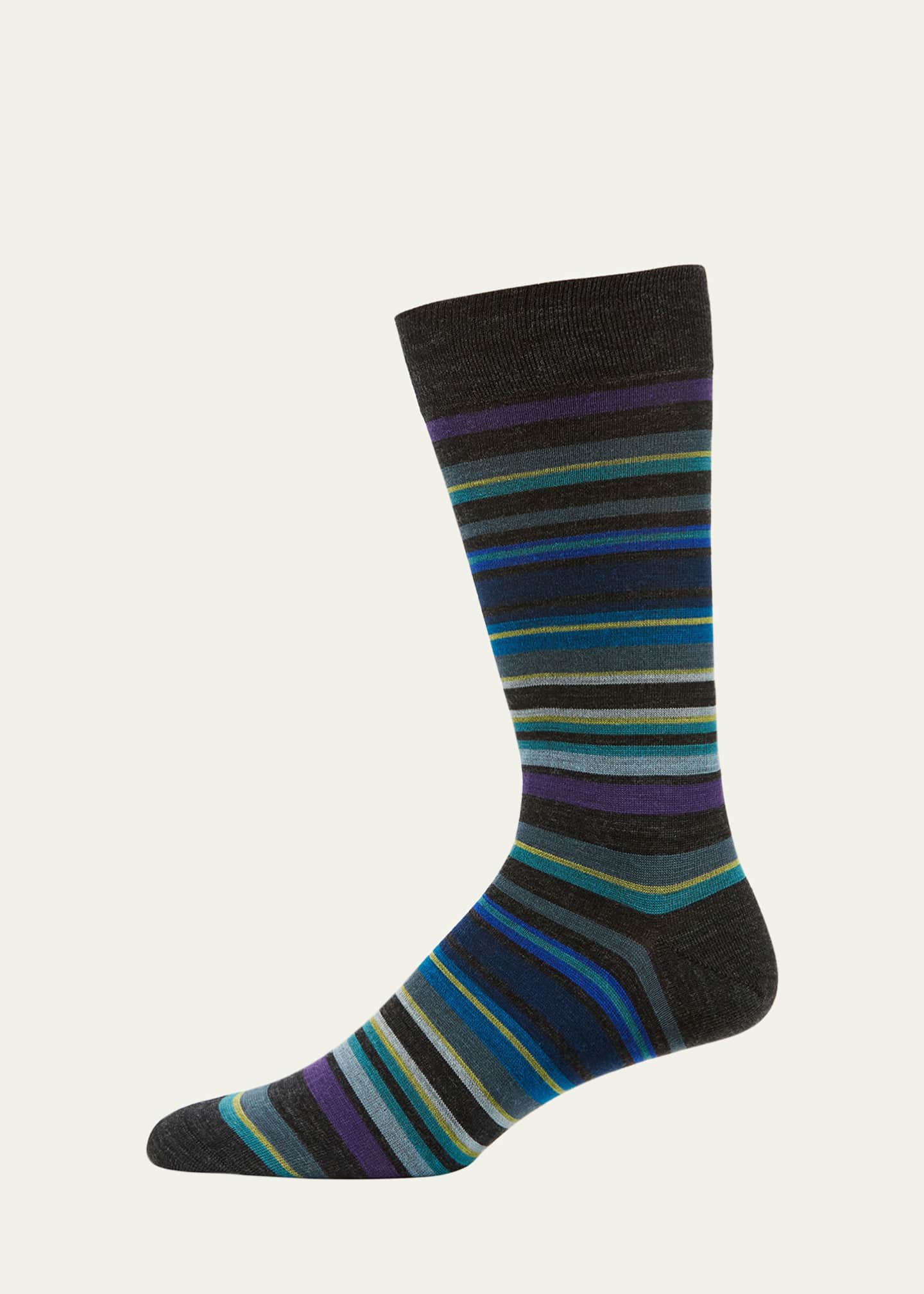 Pantherella Quaker Stripe Dress Socks