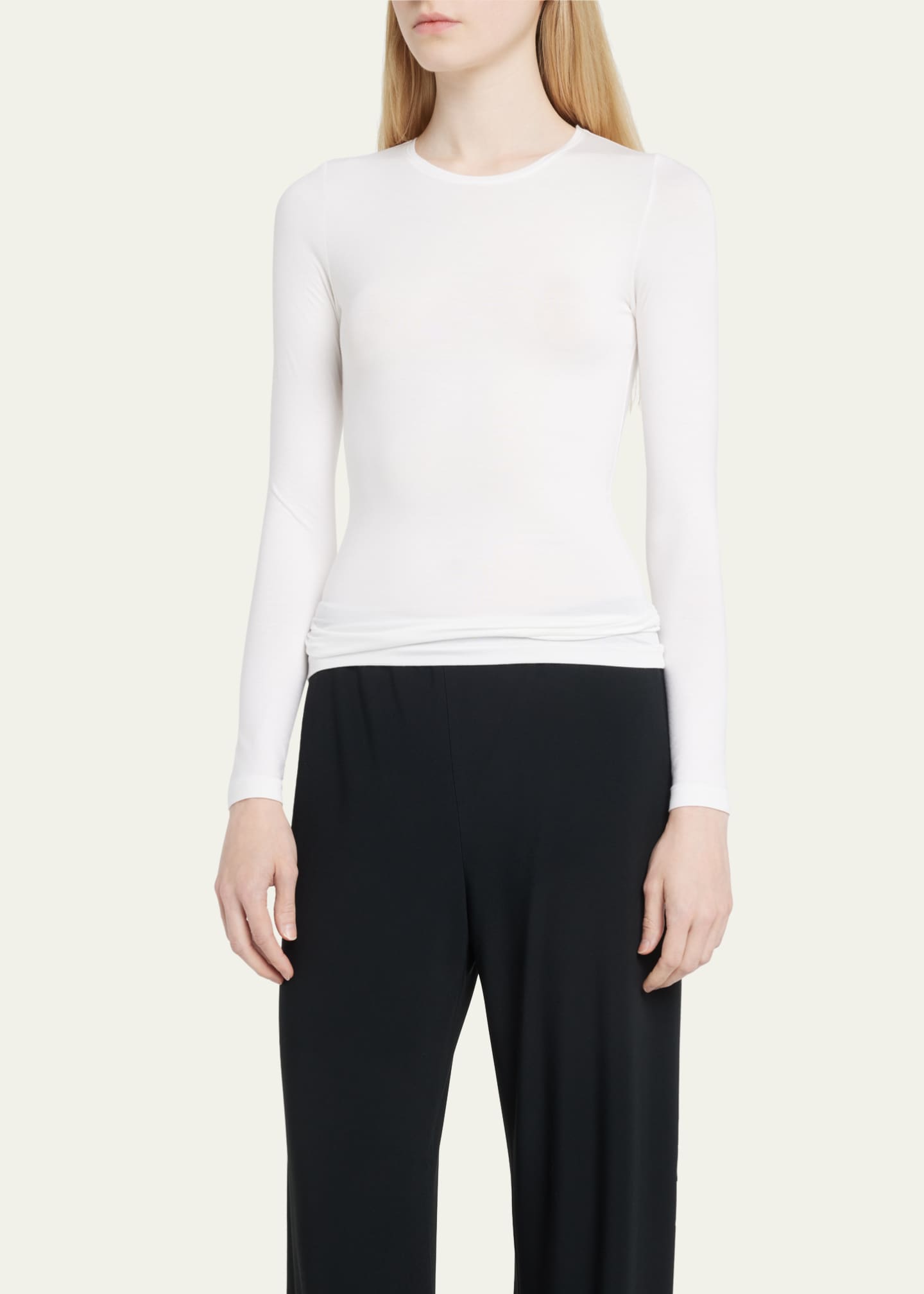 Hanro Soft Touch Long-Sleeve Top Image 4 of 5