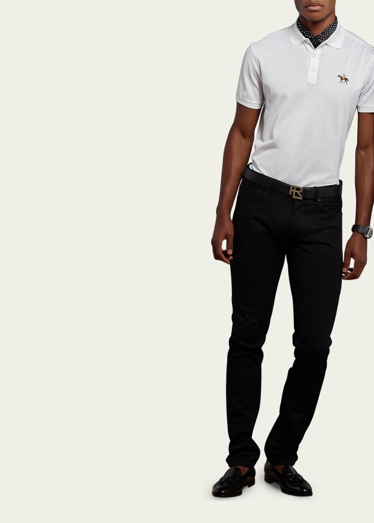 Black and purple hot sale ralph lauren polo shirt