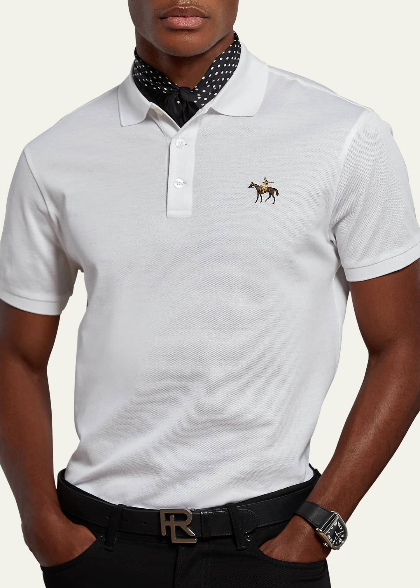 Polo Ralph Lauren Slim Fit Polo Shirt, White