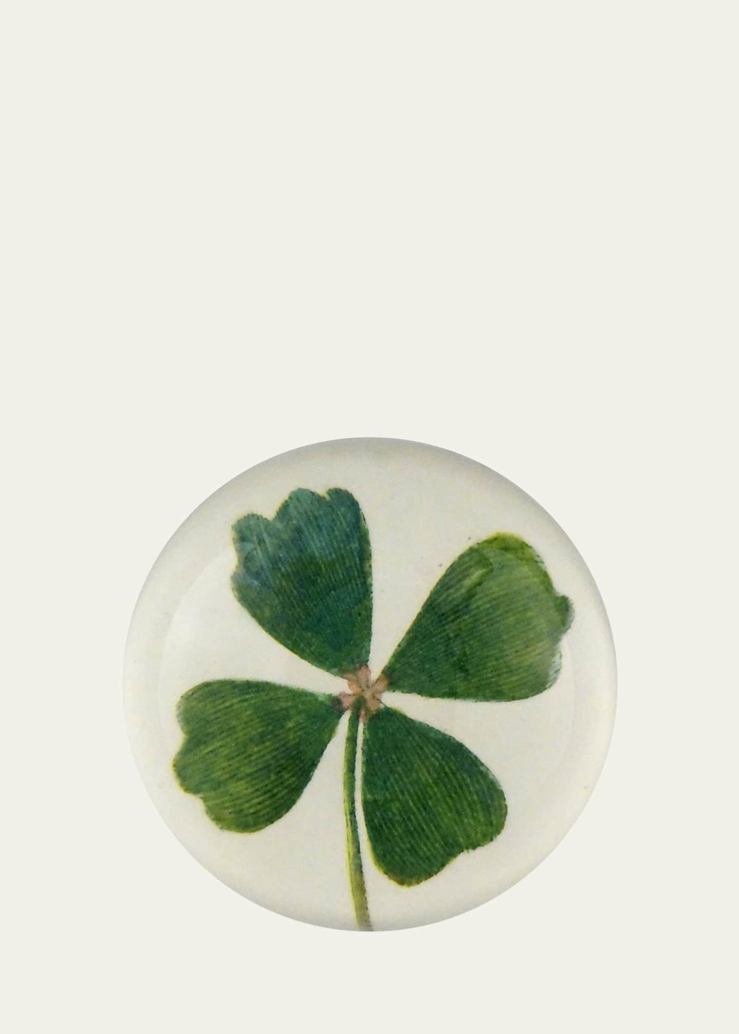 John Derian Clover Dome Paperweight