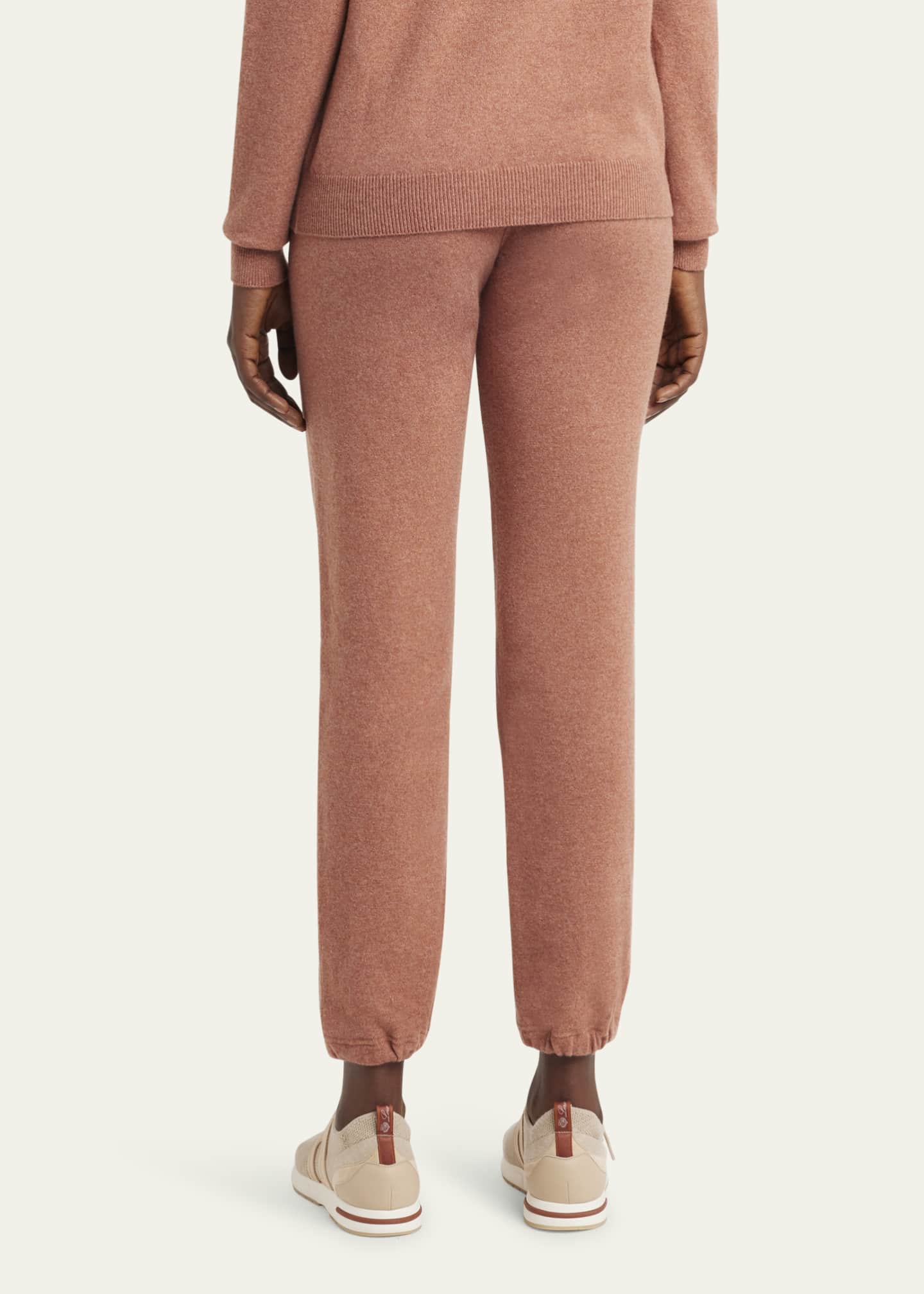 Loro Piana Merano Cashmere Drawstring Jogger Pants Image 3 of 5