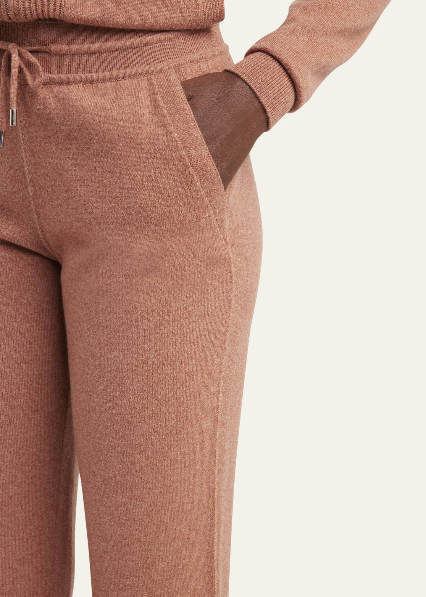 Loro Piana Merano Cashmere Drawstring Jogger Pants Image 5 of 5
