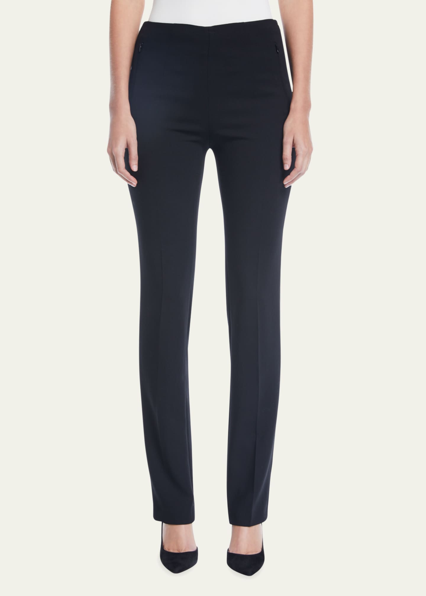Akris Constance Double-Face Wool Pants Image 4 of 4