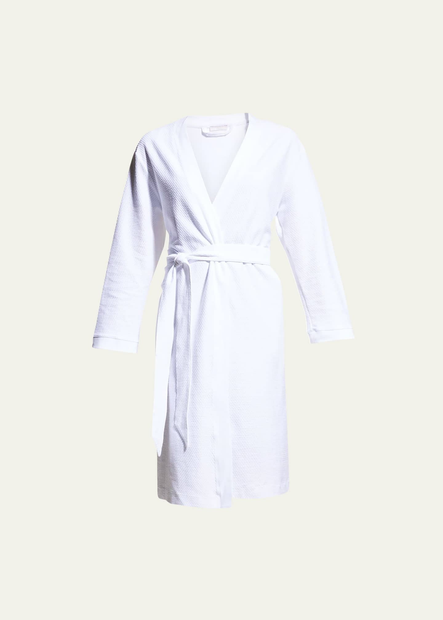 Hanro Cotton Waffle Robe Bergdorf Goodman