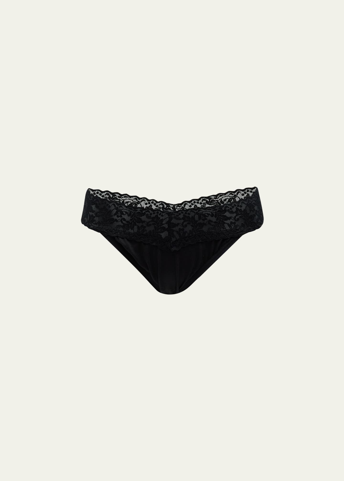 Hanky Panky Signature Lace Organic Cotton VKini Panties Bergdorf Goodman