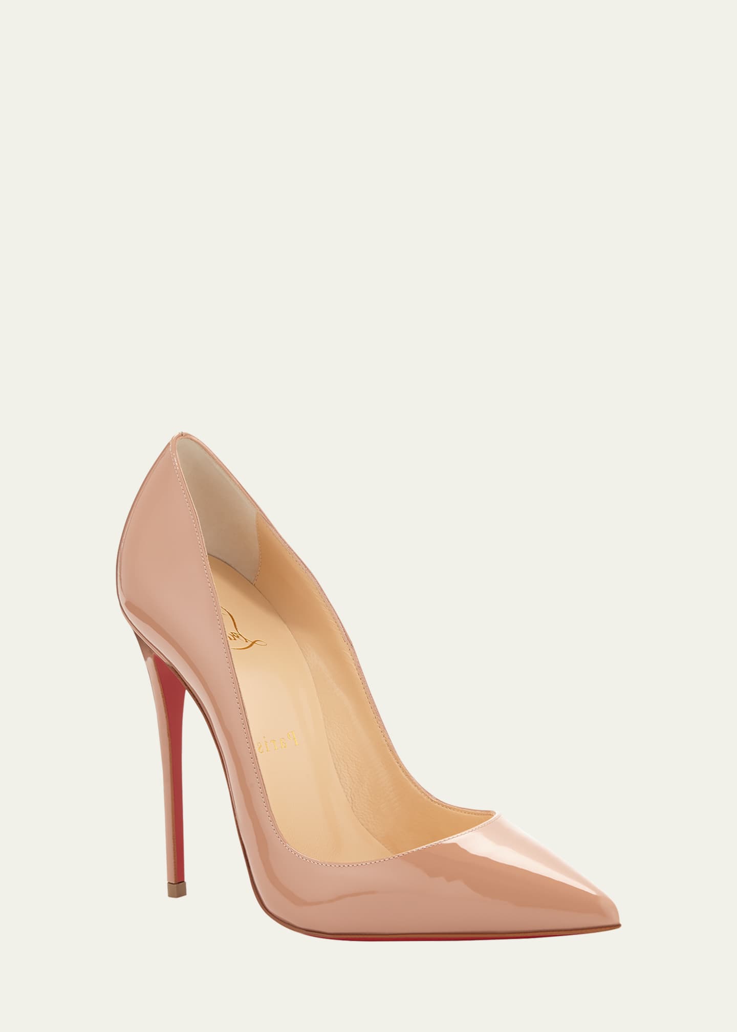 Christian Louboutin So Kate Patent Pointed Toe Red Sole Pump Bergdorf Goodman