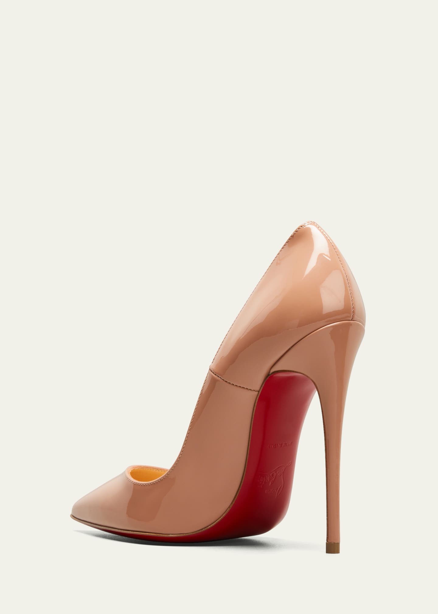Louboutin almond toe pump hotsell