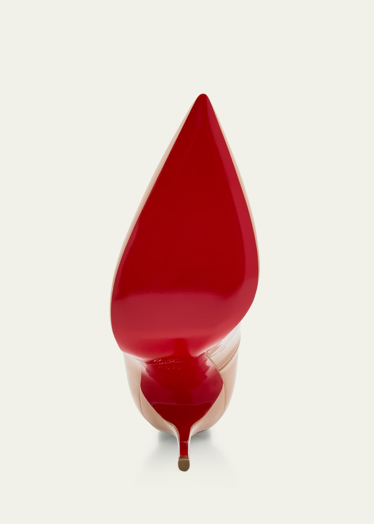 Christian Louboutin So Kate Patent Pointed-Toe Red Sole Pump Image 6 of 7