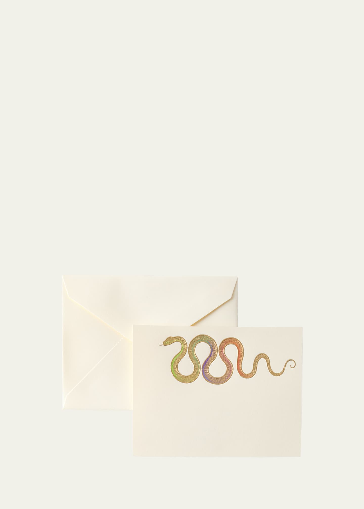 Bernard Maisner Hand-Painted Snake Note Cards with Envelopes, Set of 8