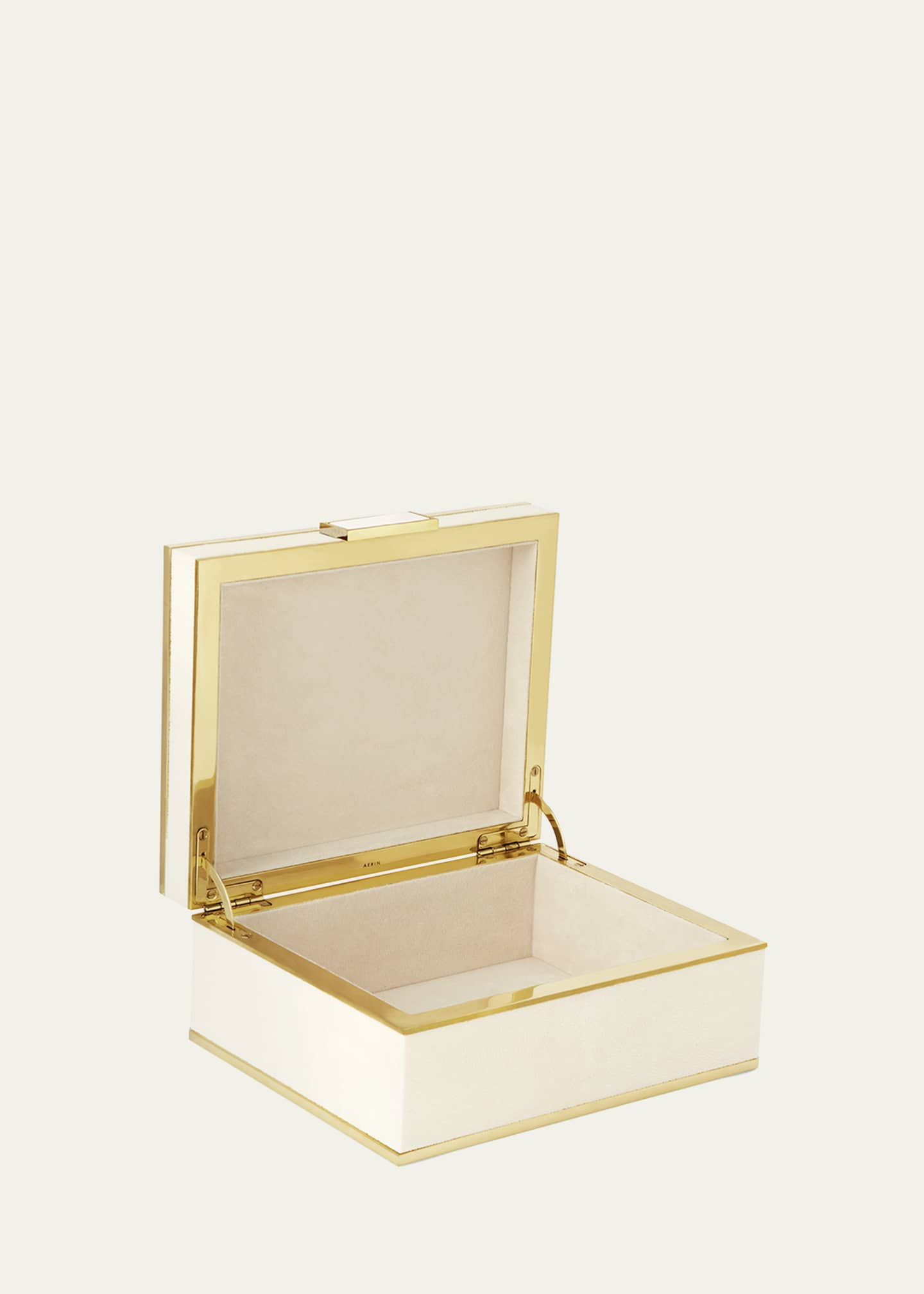 AERIN Embossed Faux Shagreen Jewelry Box Image 2 of 2
