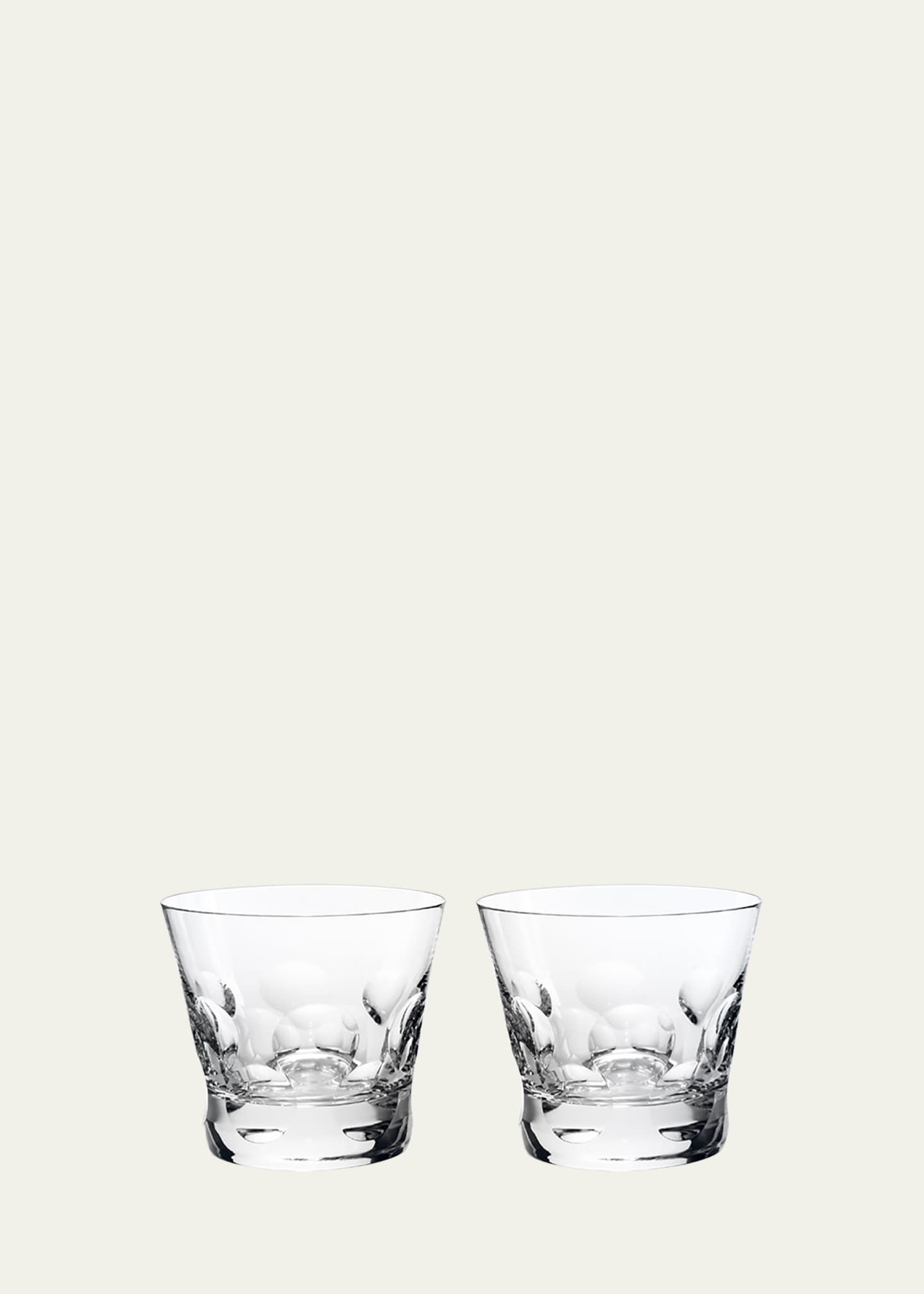 Baccarat Beluga Double Old Fashion Tumblers, Set of 2