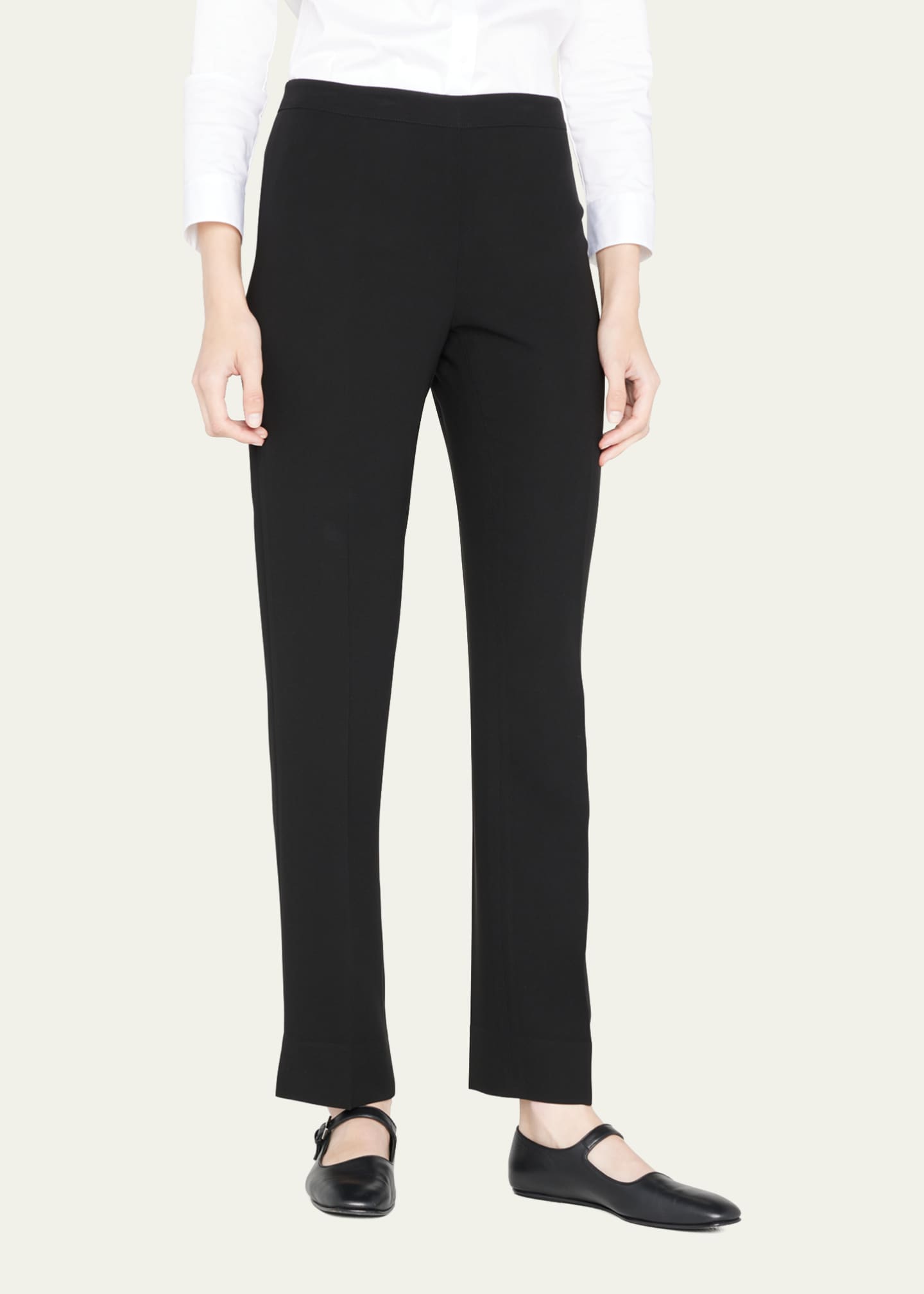 Lafayette 148 New York Bleecker Slim-Leg Pants - Bergdorf Goodman display picture 1