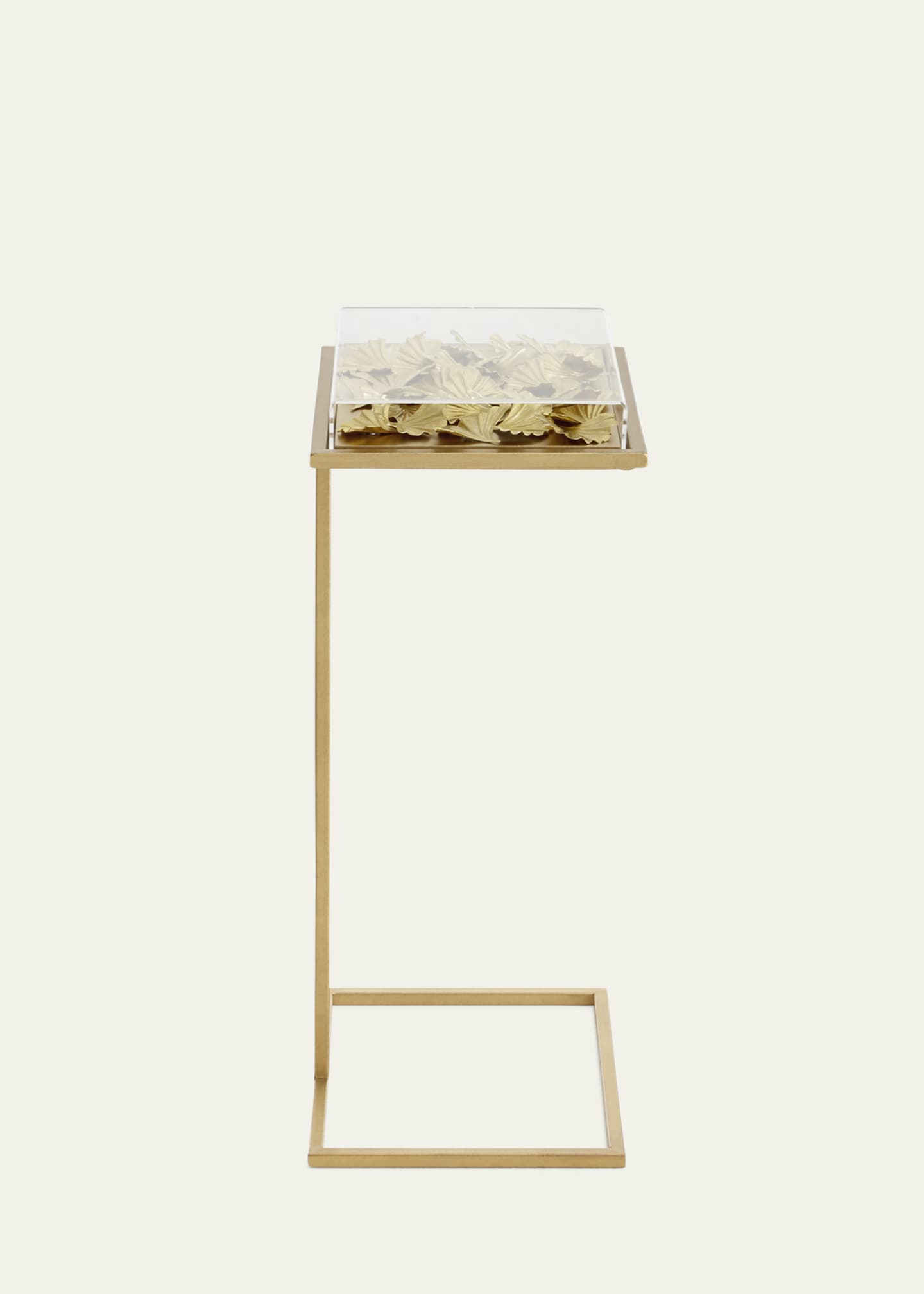 Tommy Mitchell Gilded Gingko Cocktail Table Image 4 of 4
