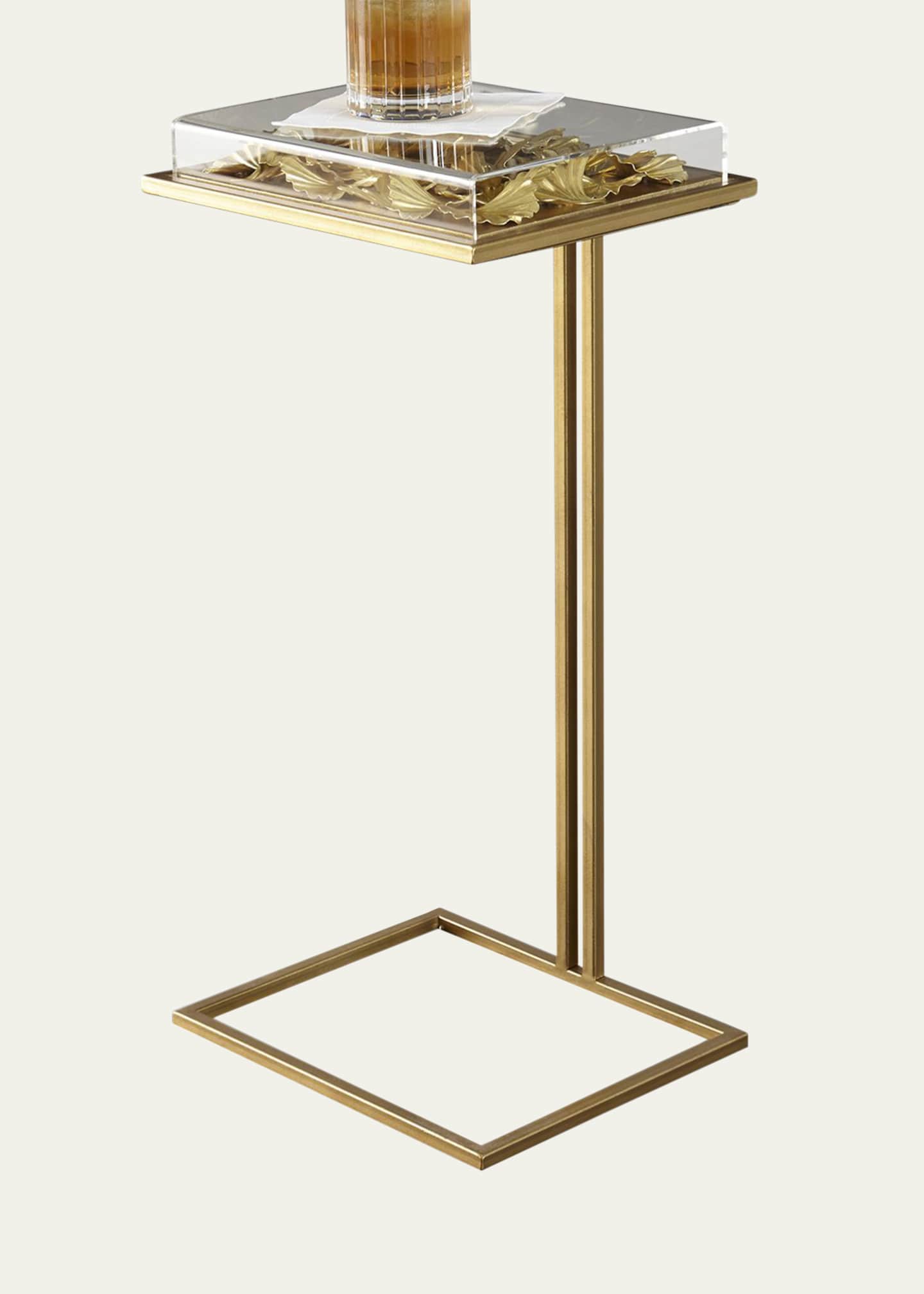 Tommy Mitchell Gilded Gingko Cocktail Table Image 1 of 4