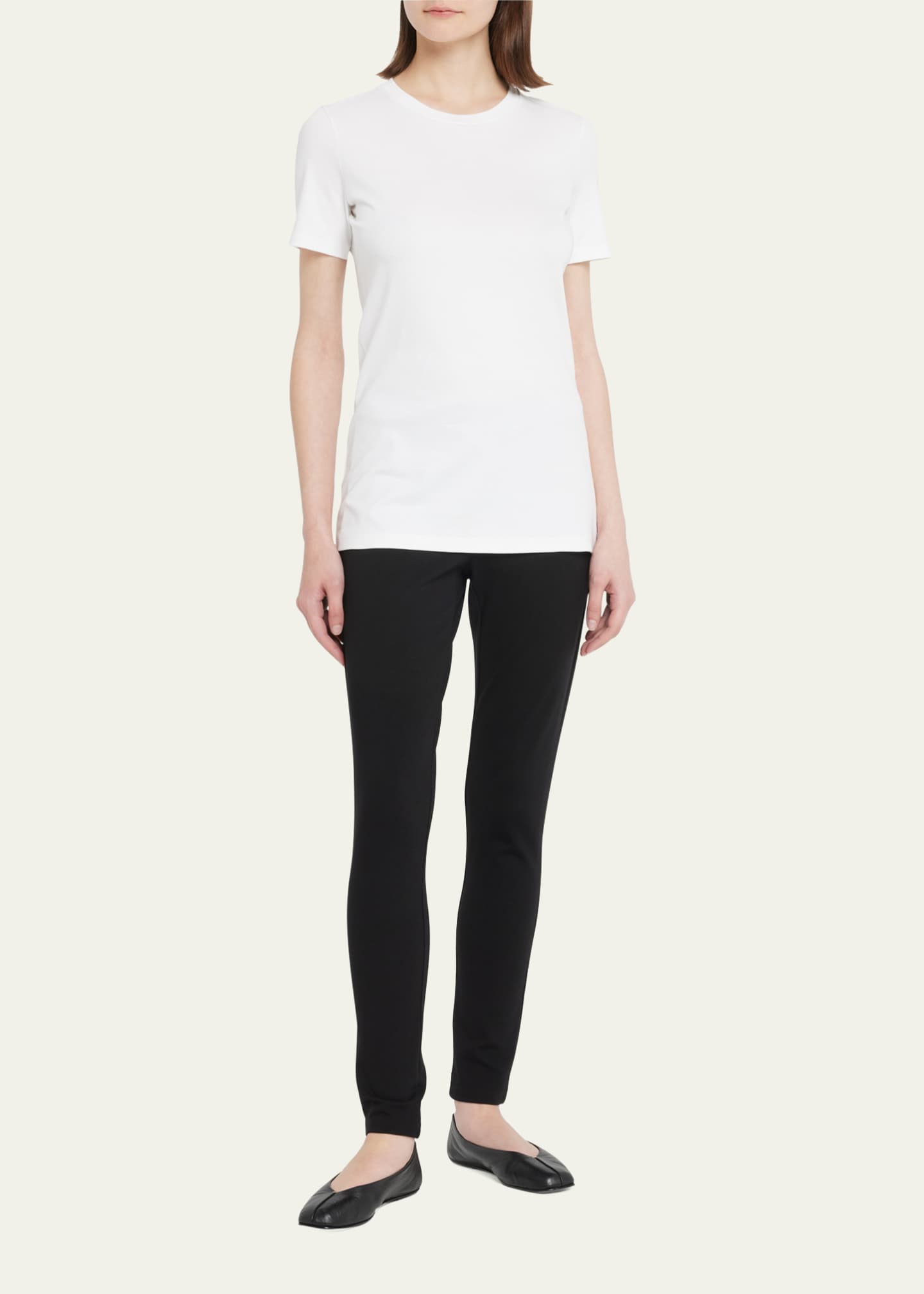 Theory Johanna Crewneck Classic Tee Image 2 of 5