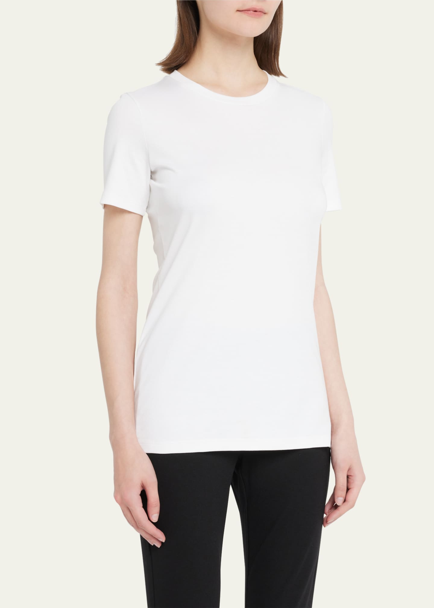 Theory Johanna Crewneck Classic Tee Image 4 of 5