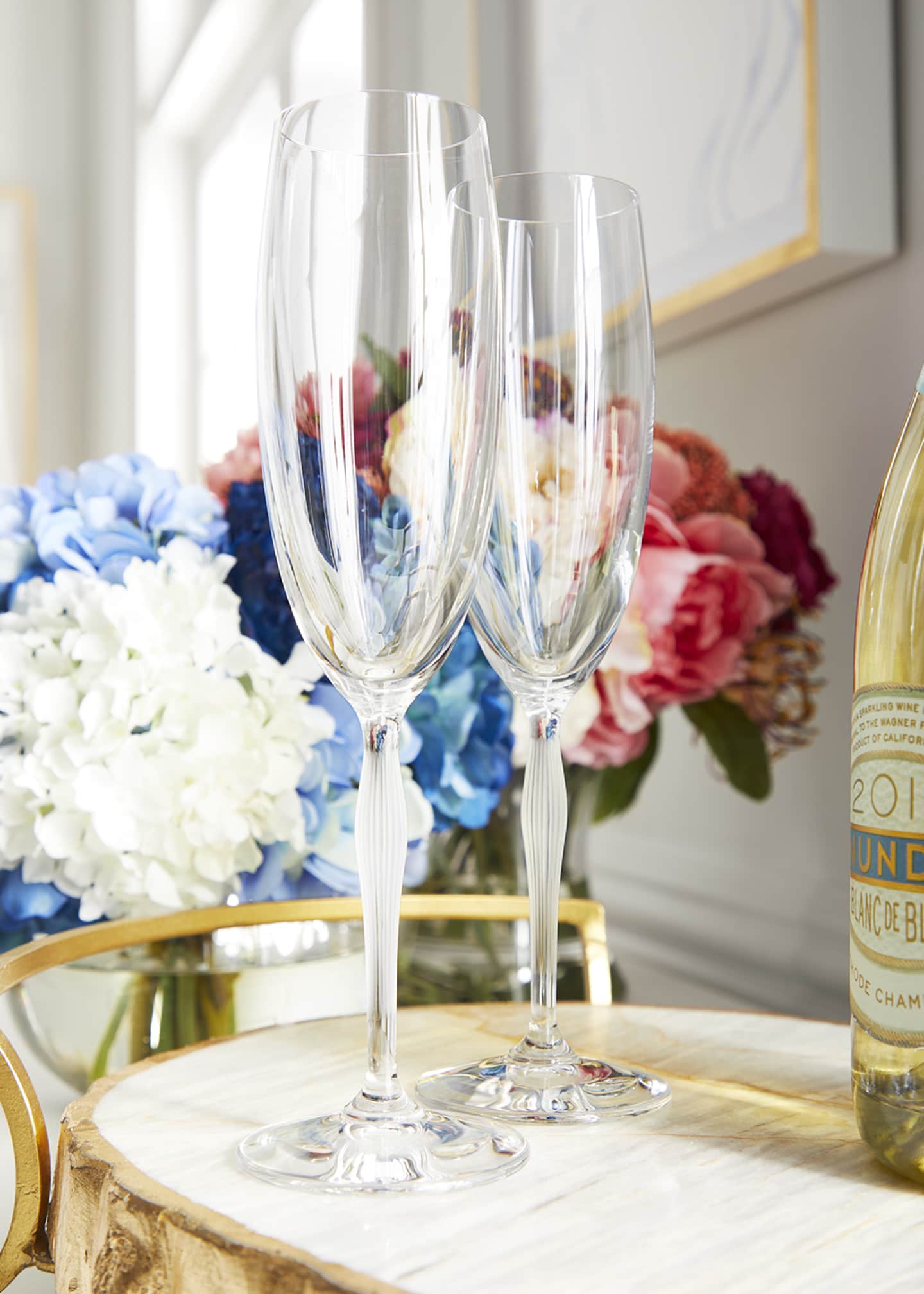 Lalique 100 Points Crystal Champagne Flute Bergdorf Goodman