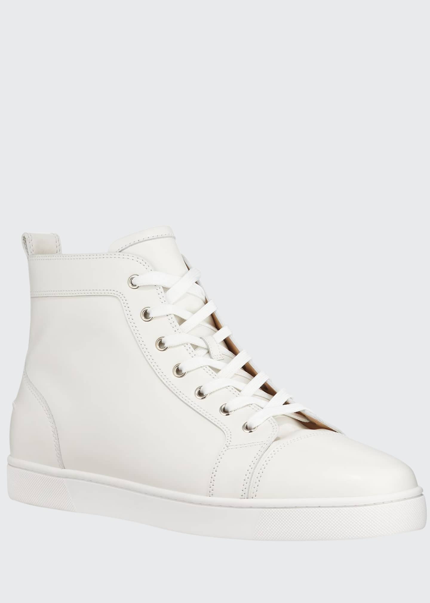 Christian Louboutin Men's Louis Leather High-Top Sneakers - Bergdorf ...