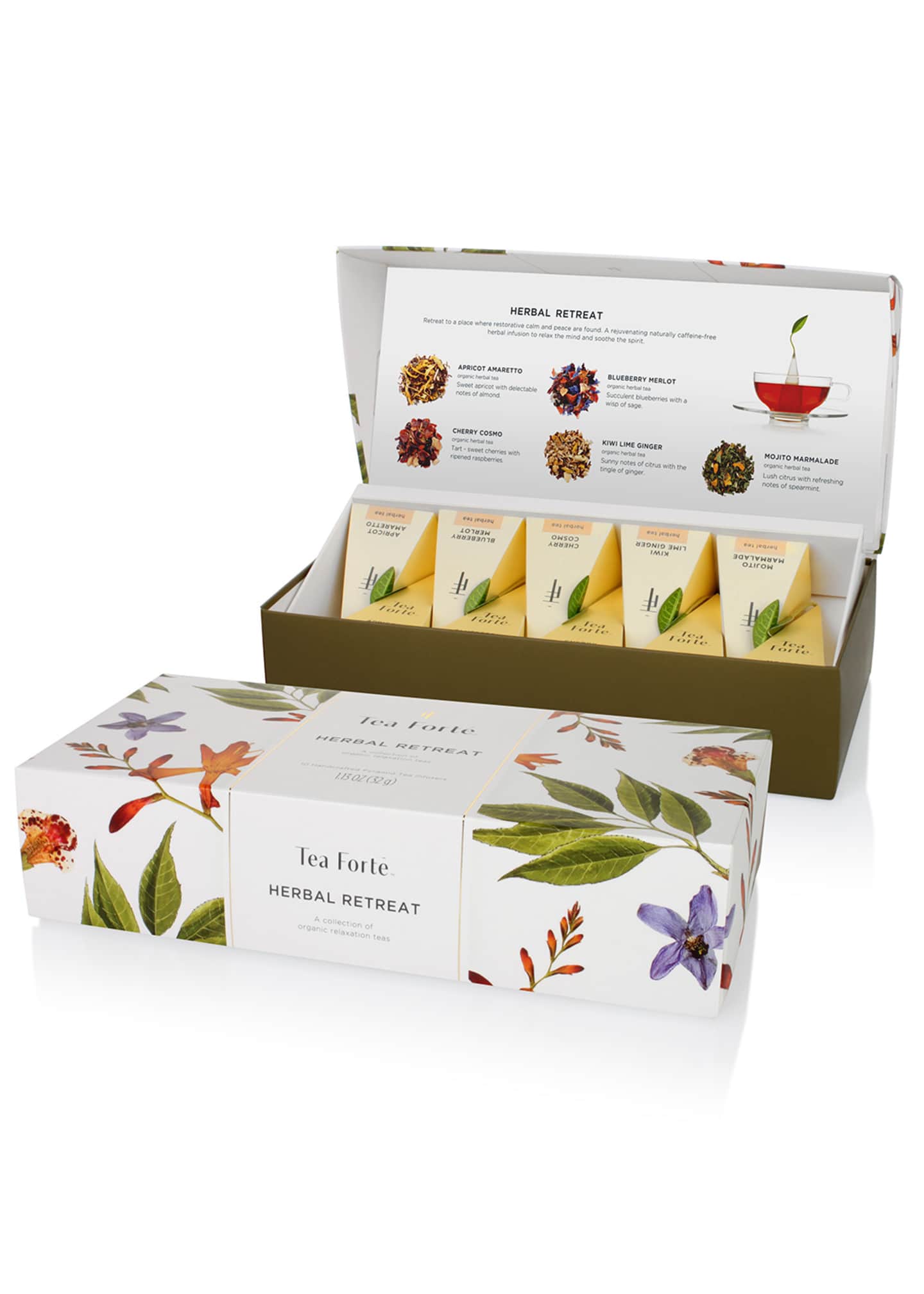 Tea Forte Herbal Retreat Petite Tea Presentation Box Bergdorf Goodman