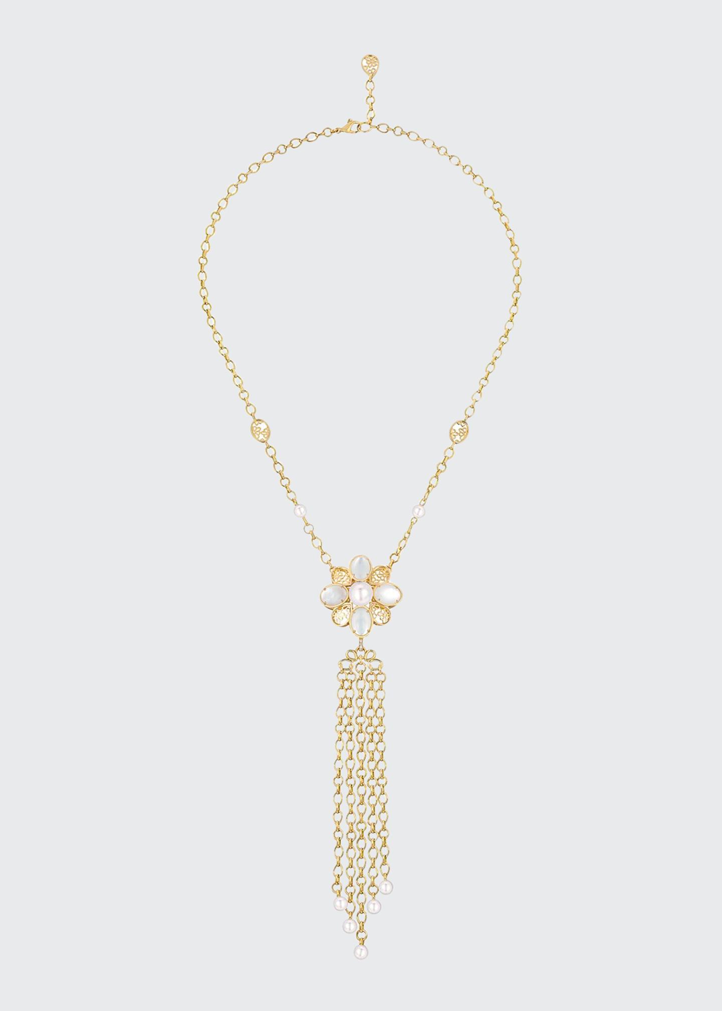 CHANEL PERLE CHAÎNES Necklace in 18K Yellow Gold, Cultured Pearls ...