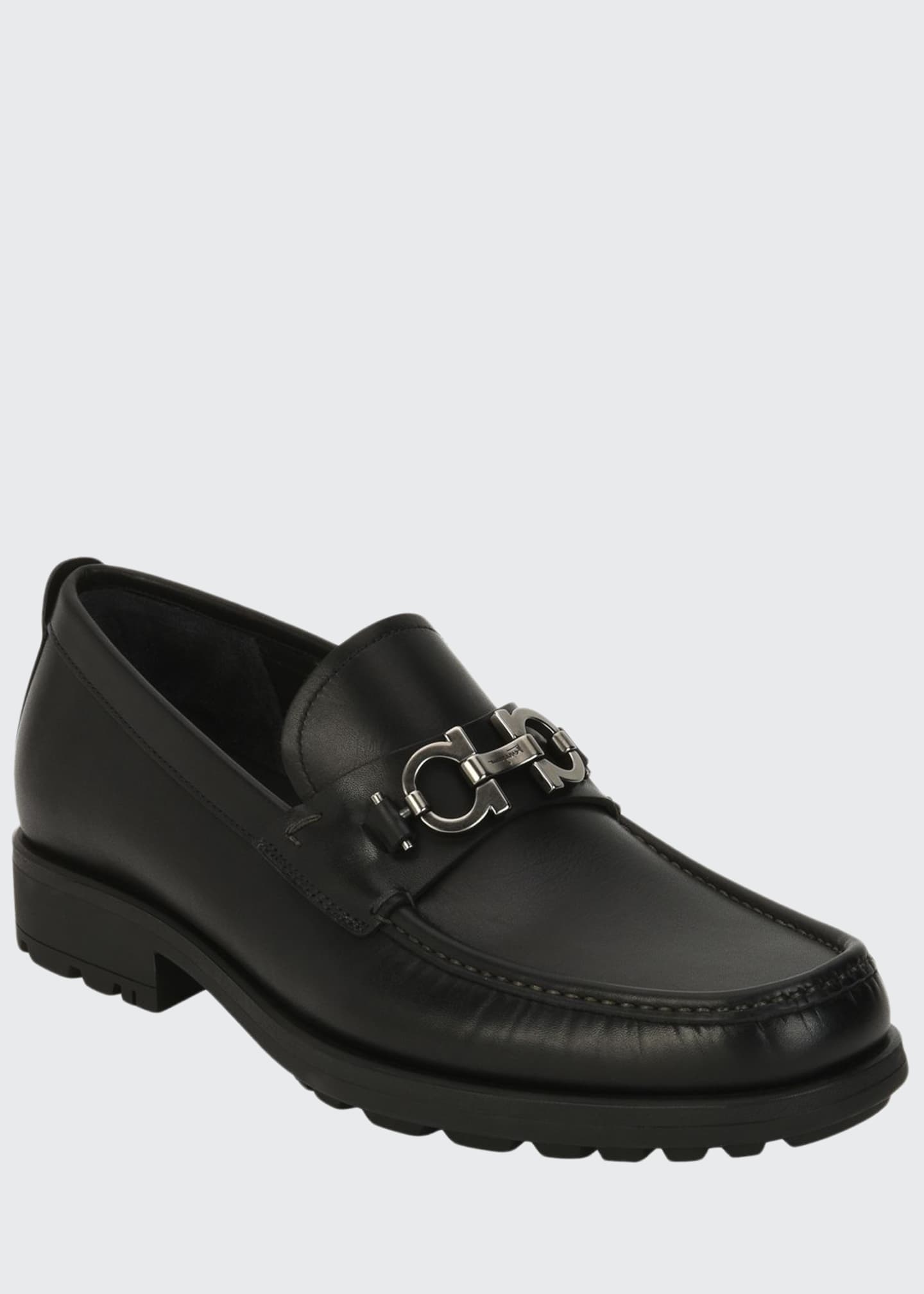 kaira leather lug sole loafer