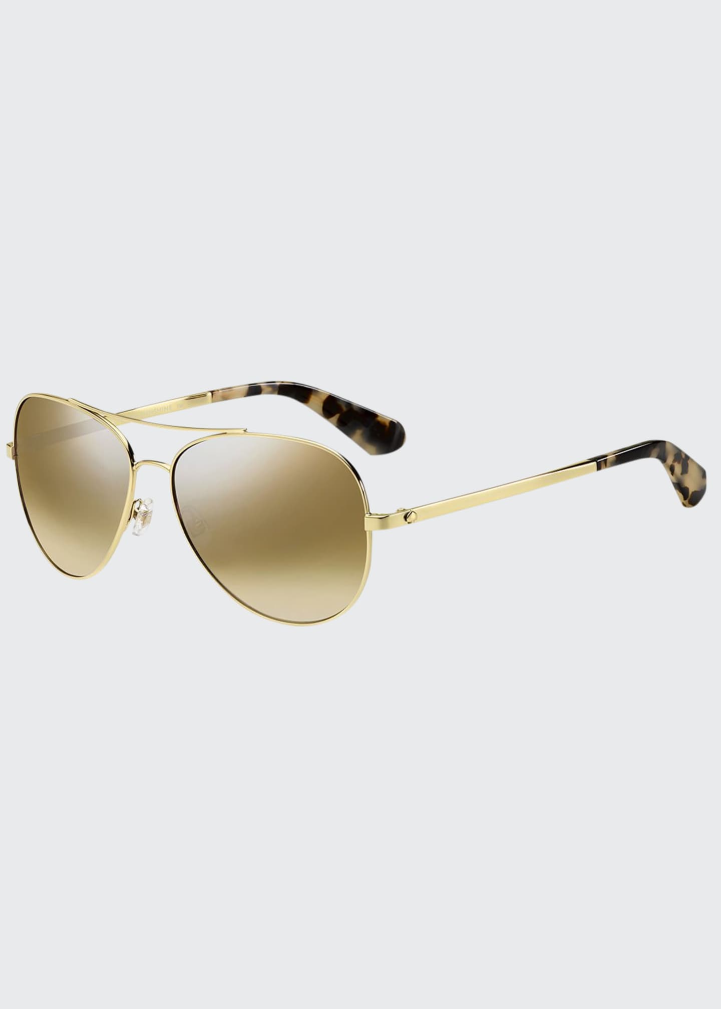 kate spade new york avaline mirrored aviator sunglasses - Bergdorf Goodman
