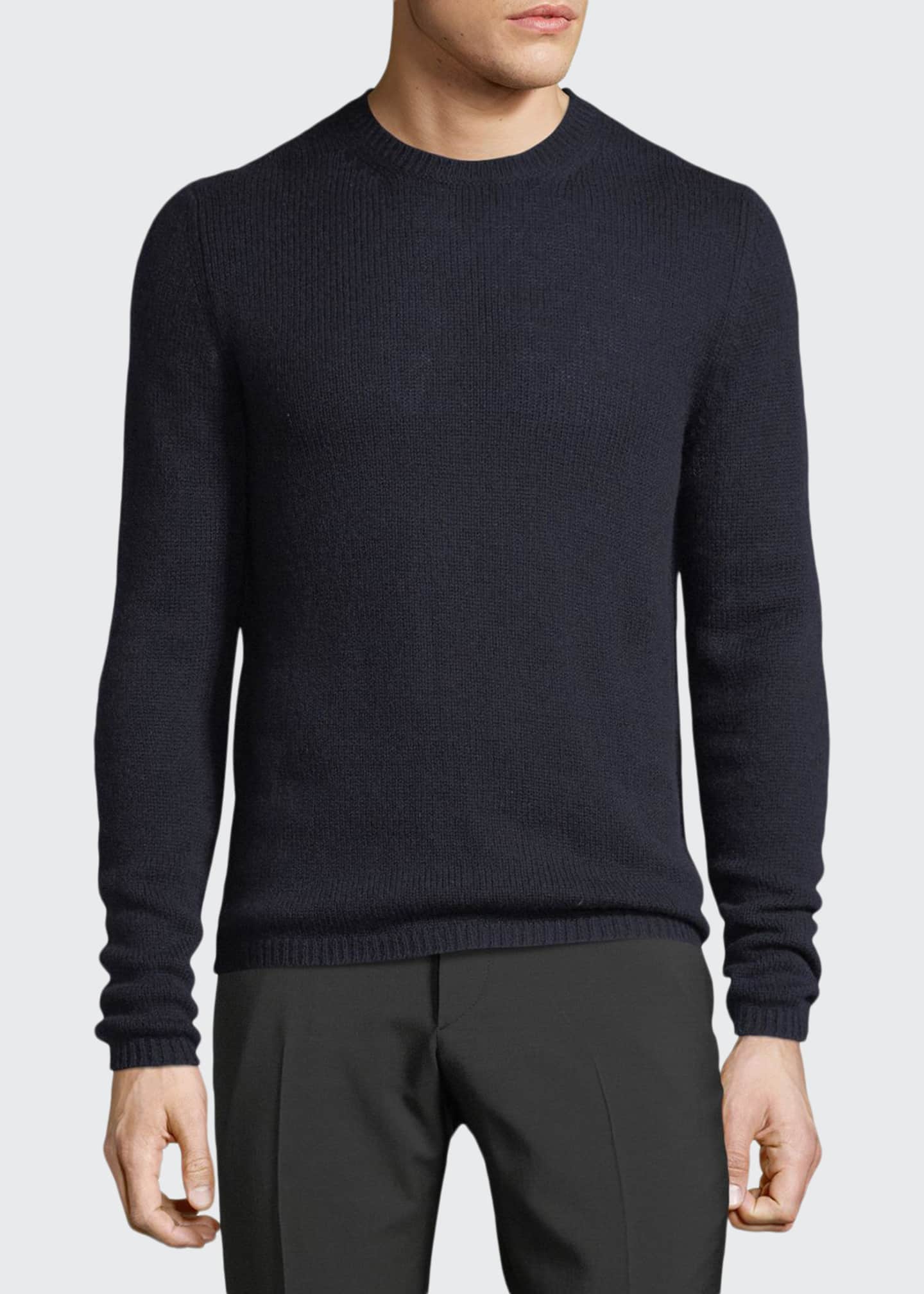 Prada Cashmere Crewneck Sweater - Bergdorf Goodman