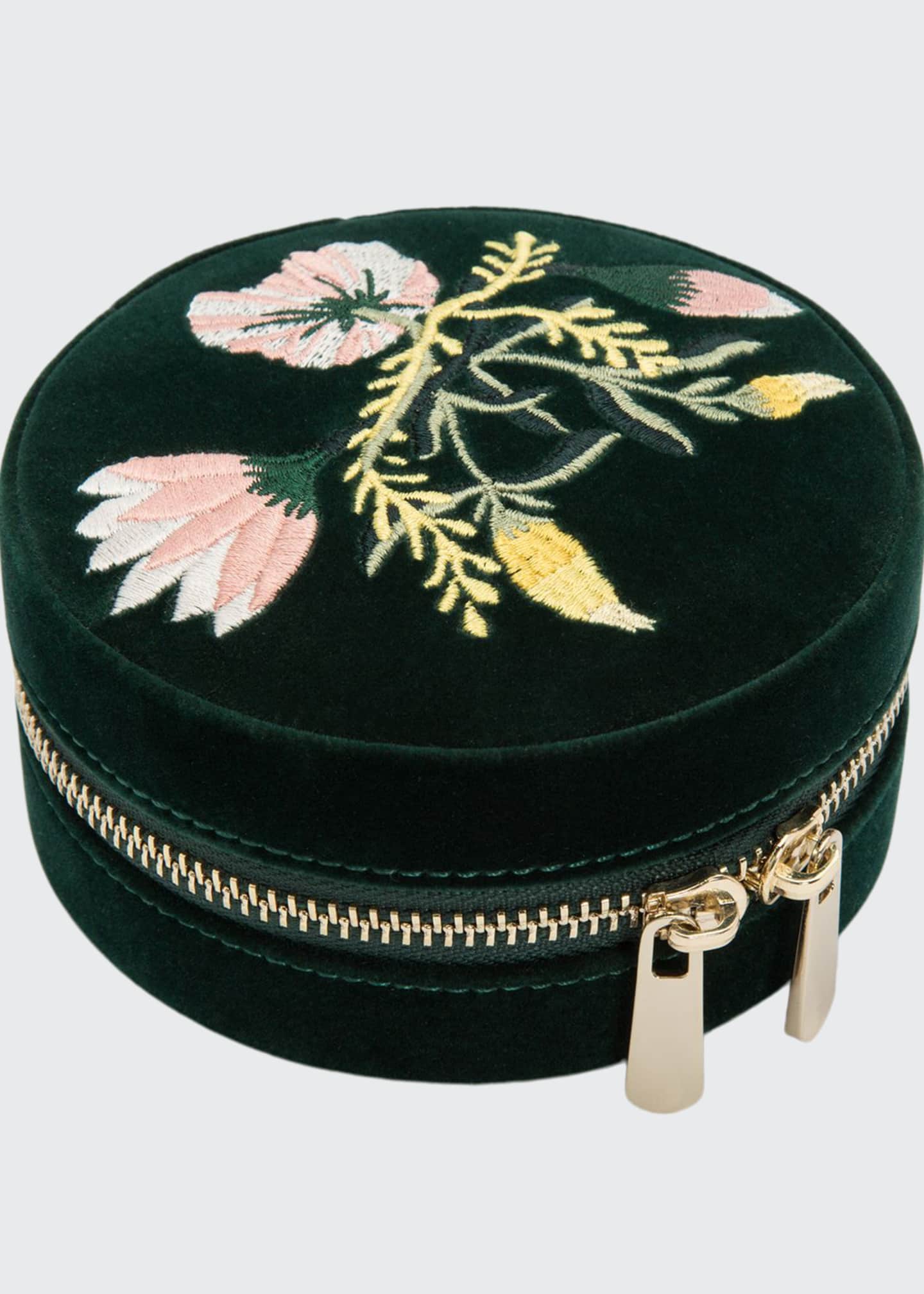 WOLF Zoe Round Travel Jewelry Case Bergdorf Goodman