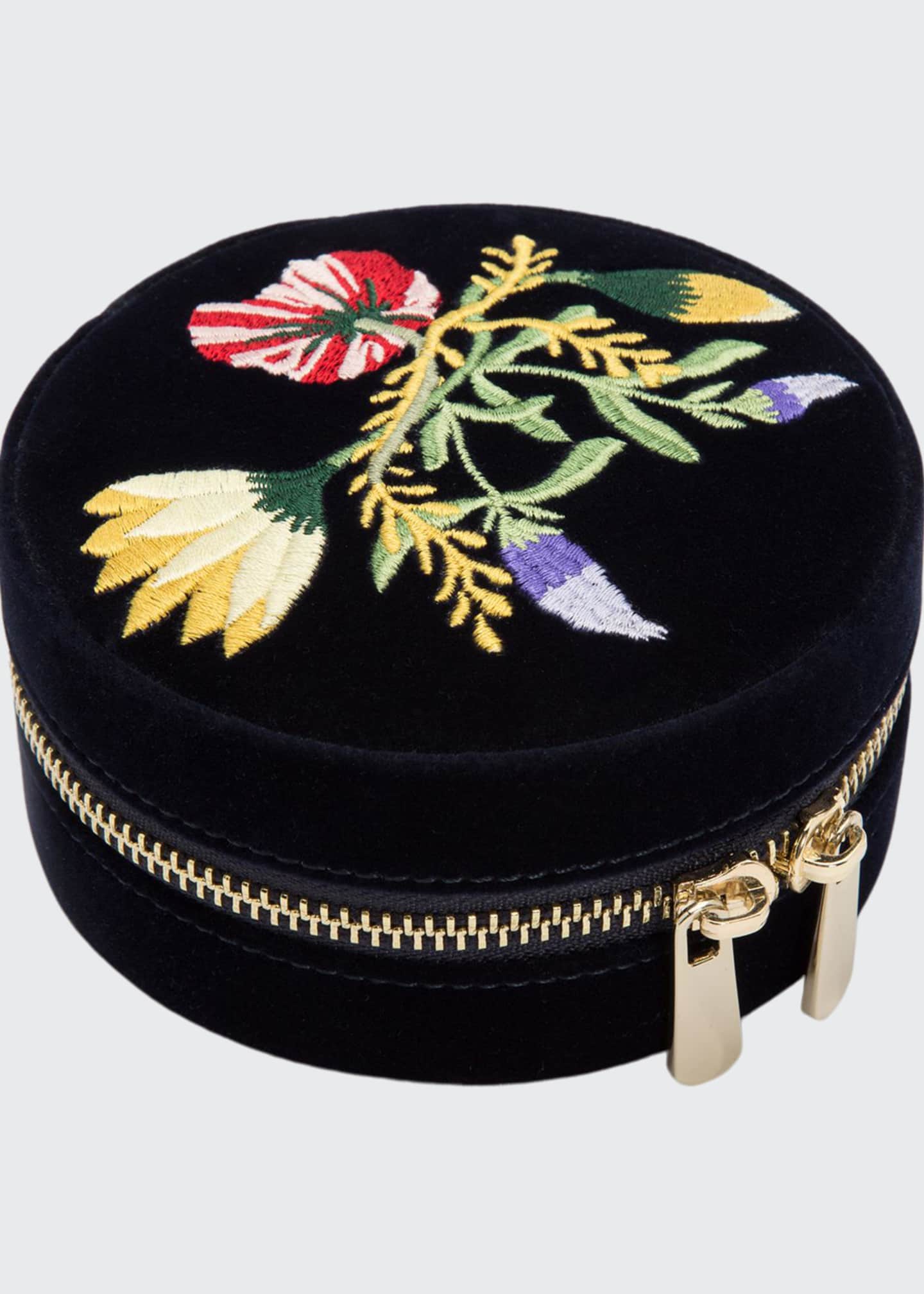 WOLF Zoe Round Travel Jewelry Case Bergdorf Goodman