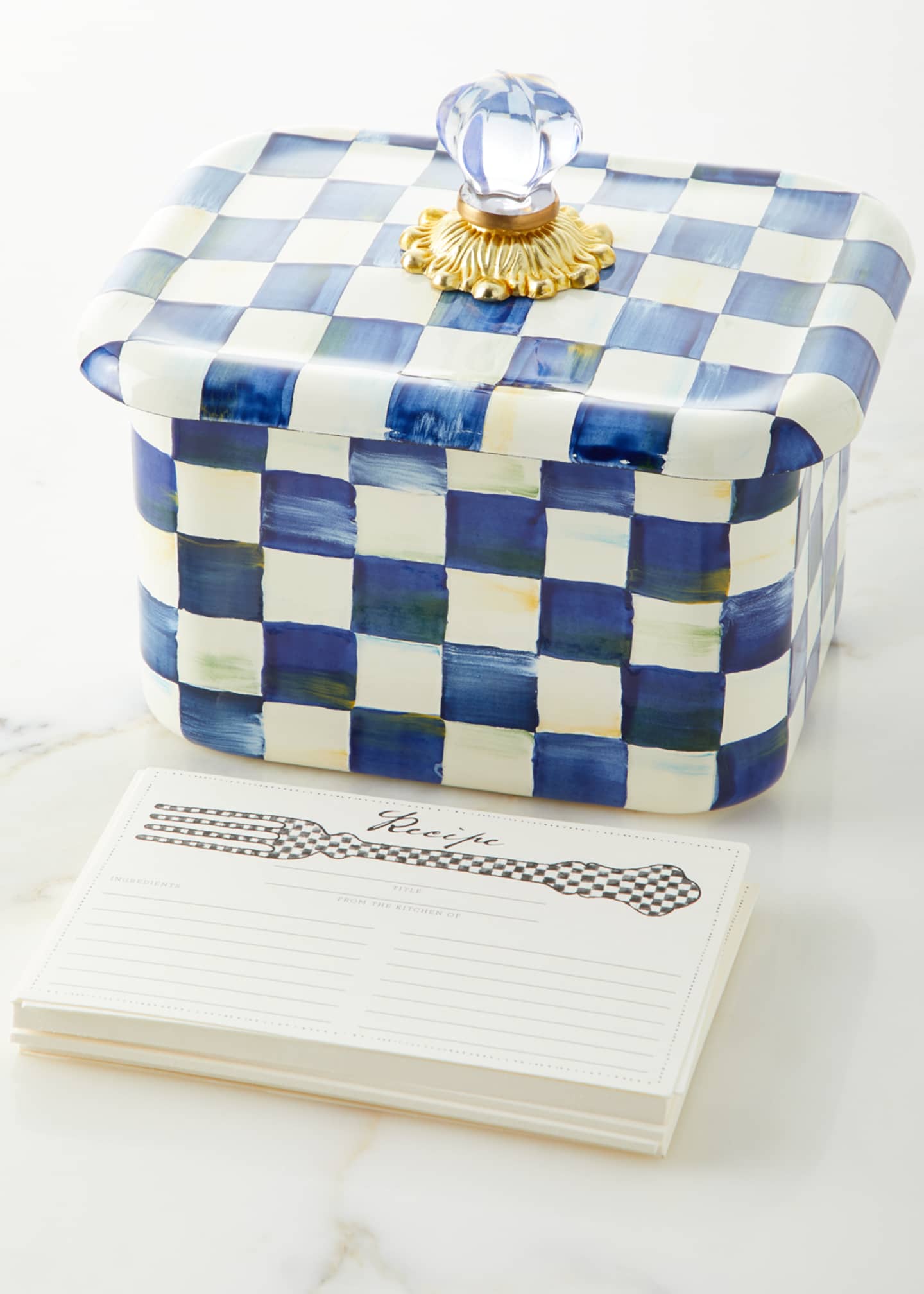 MacKenzie Childs Recipe Box: Stylish Kitchen Storage