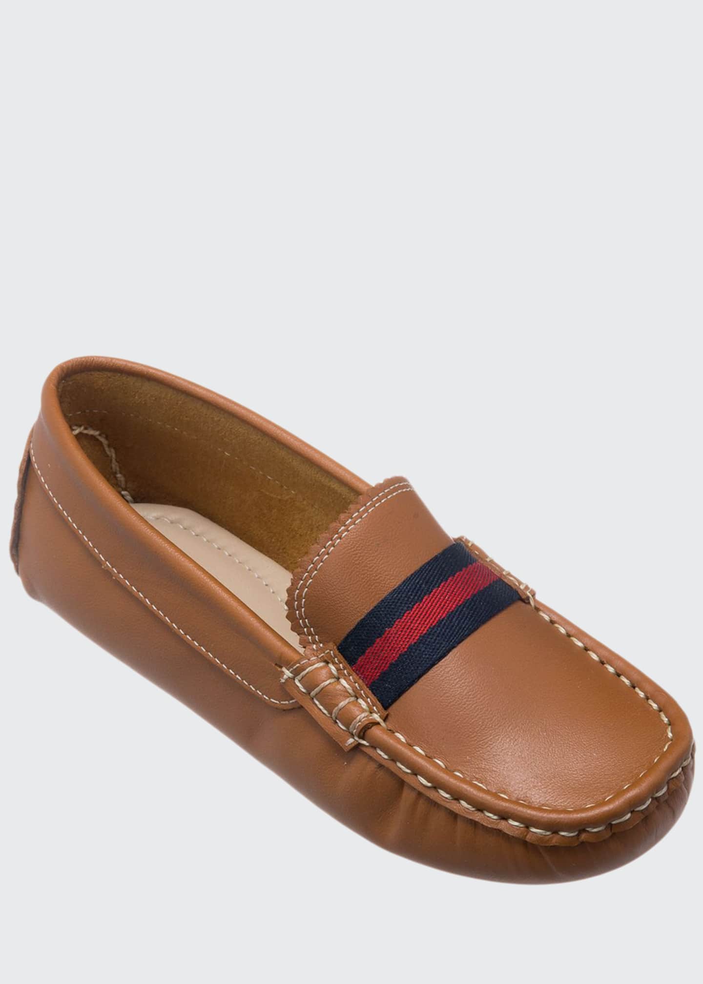 Elephantito Boys' Leather Club Loafer, Baby Bergdorf Goodman