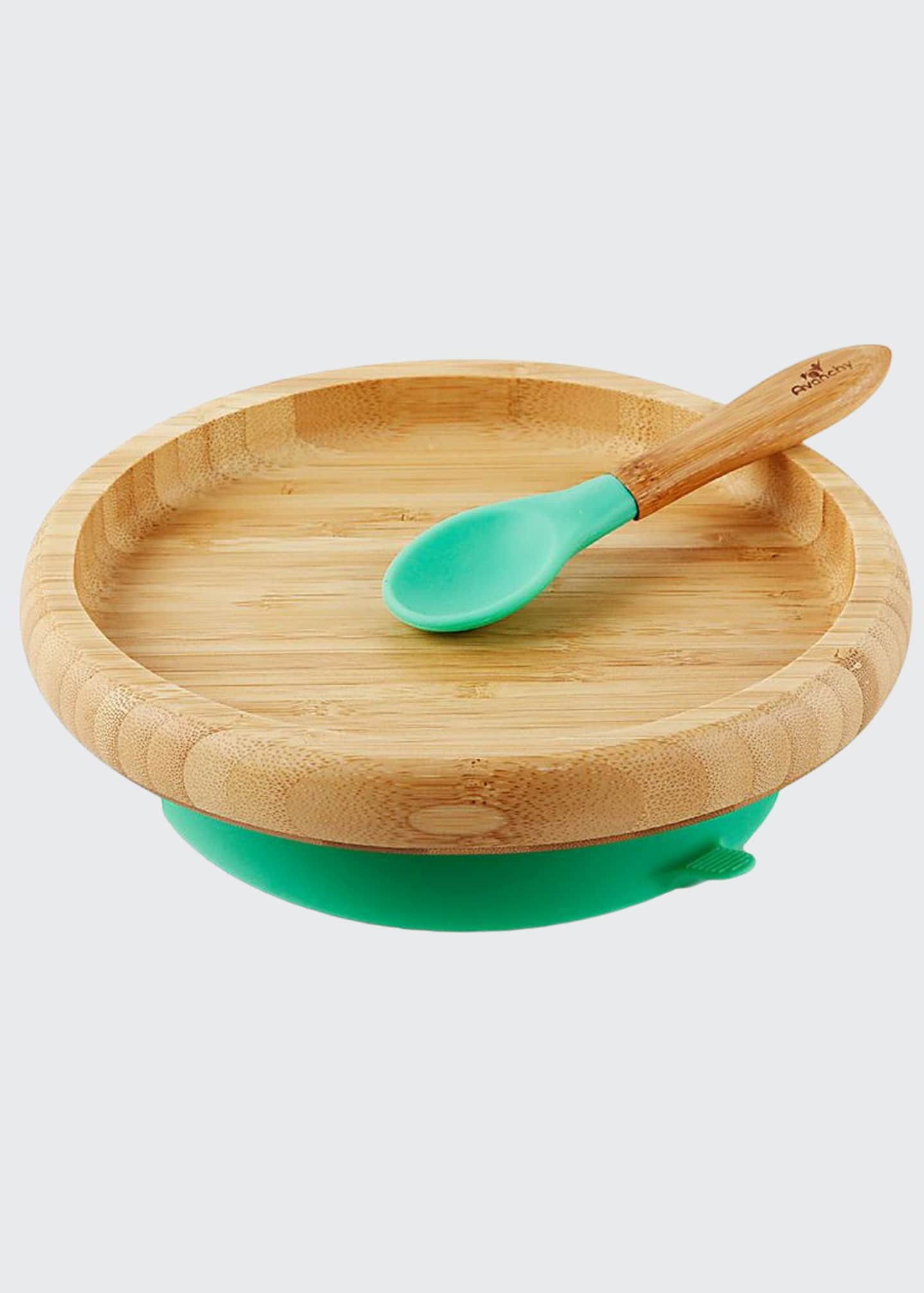Avanchy Bamboo Baby Fork 5 pack - Blue Set main image 1