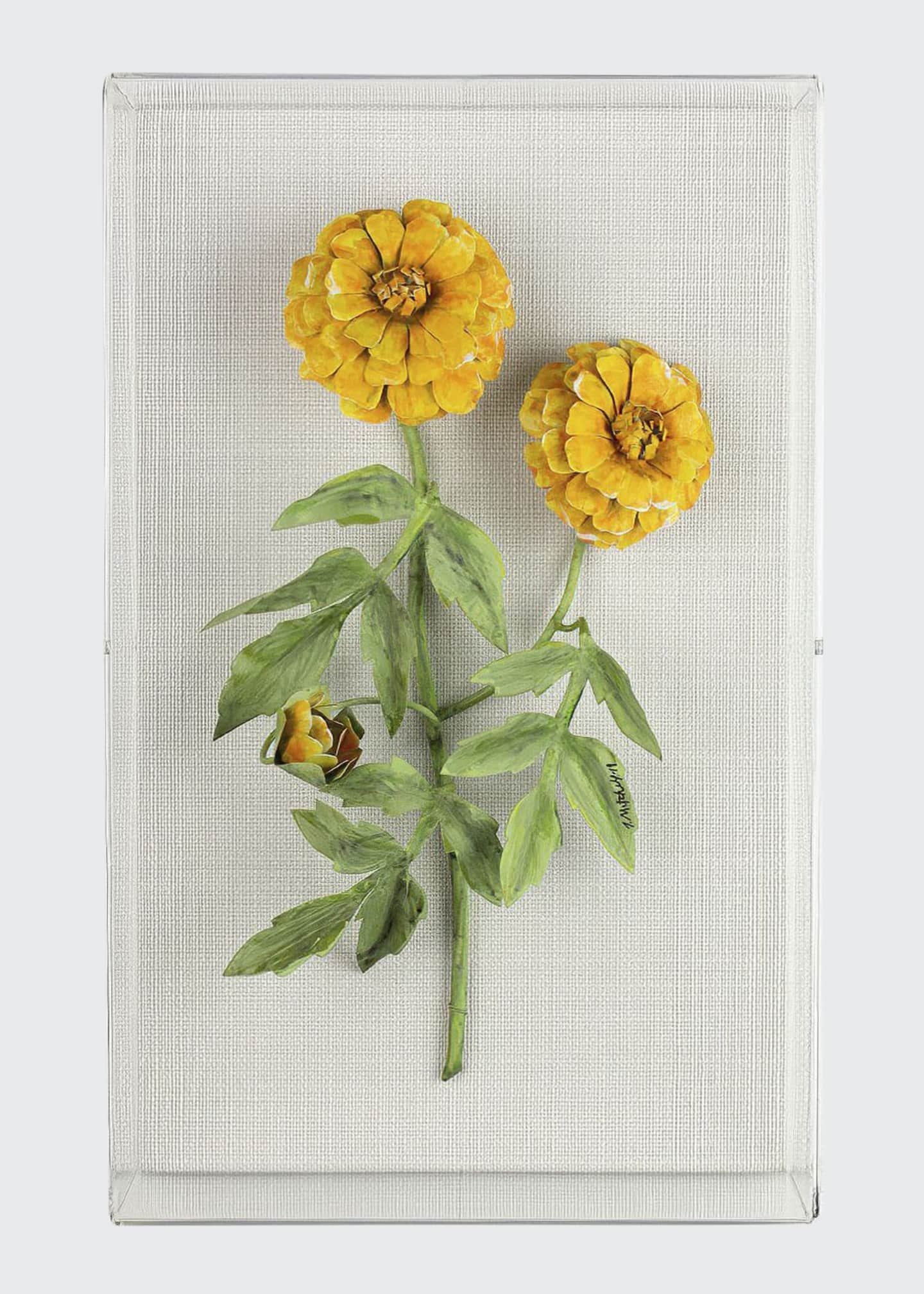 Tommy Mitchell Marigold October Birth Flower Wall Art Bergdorf Goodman