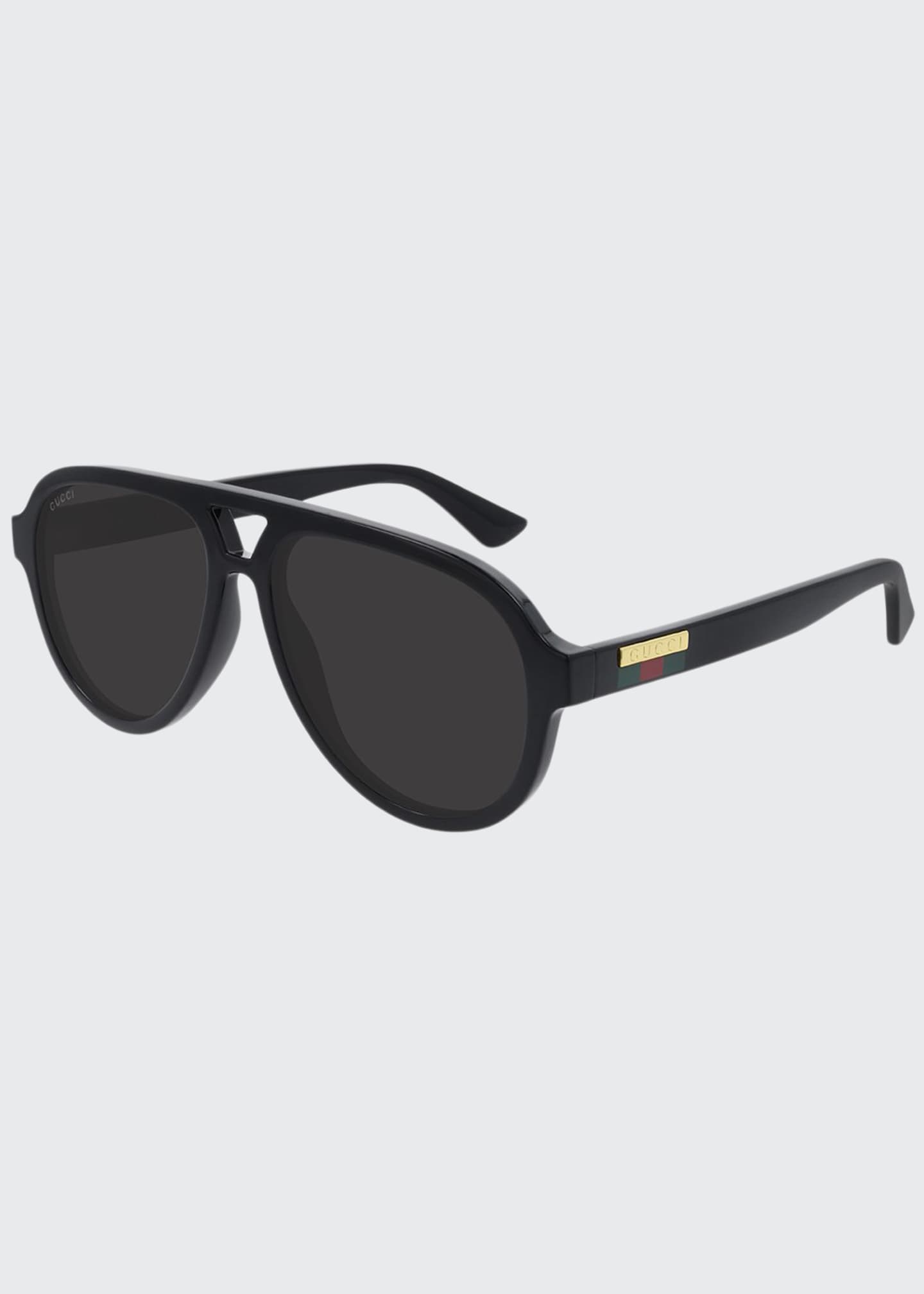 Gucci Men's  Aviator Injection Sunglasses Bergdorf Goodman