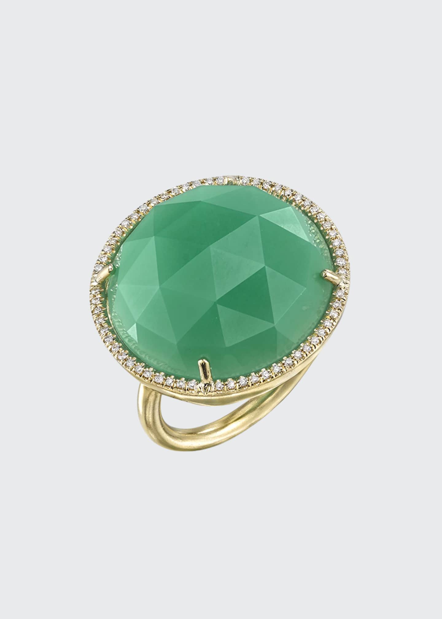 Irene Neuwirth 18k Yellow Gold Chrysoprase Ring Bergdorf Goodman