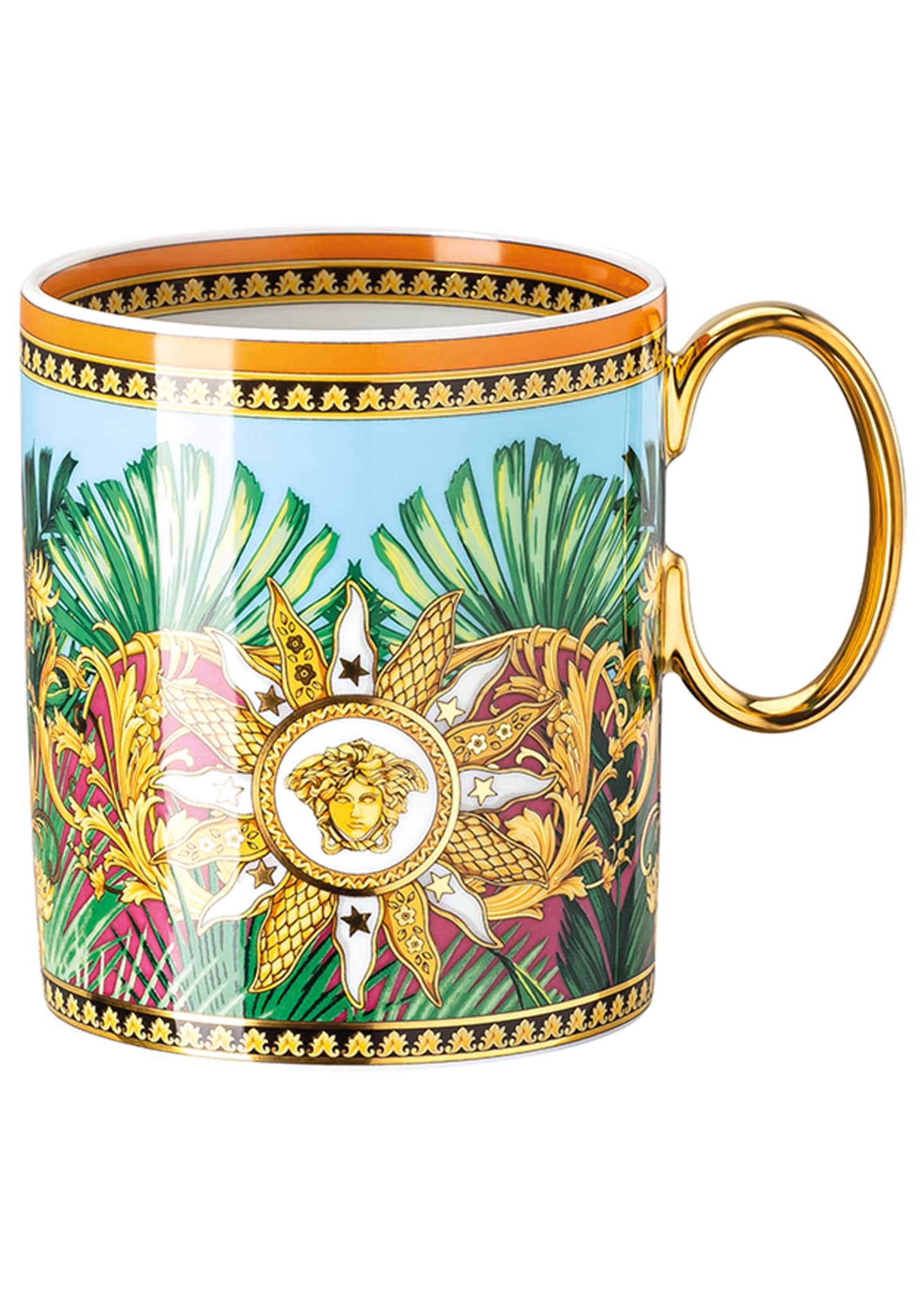 Versace Jungle Animalier Mug With Handle Bergdorf Goodman