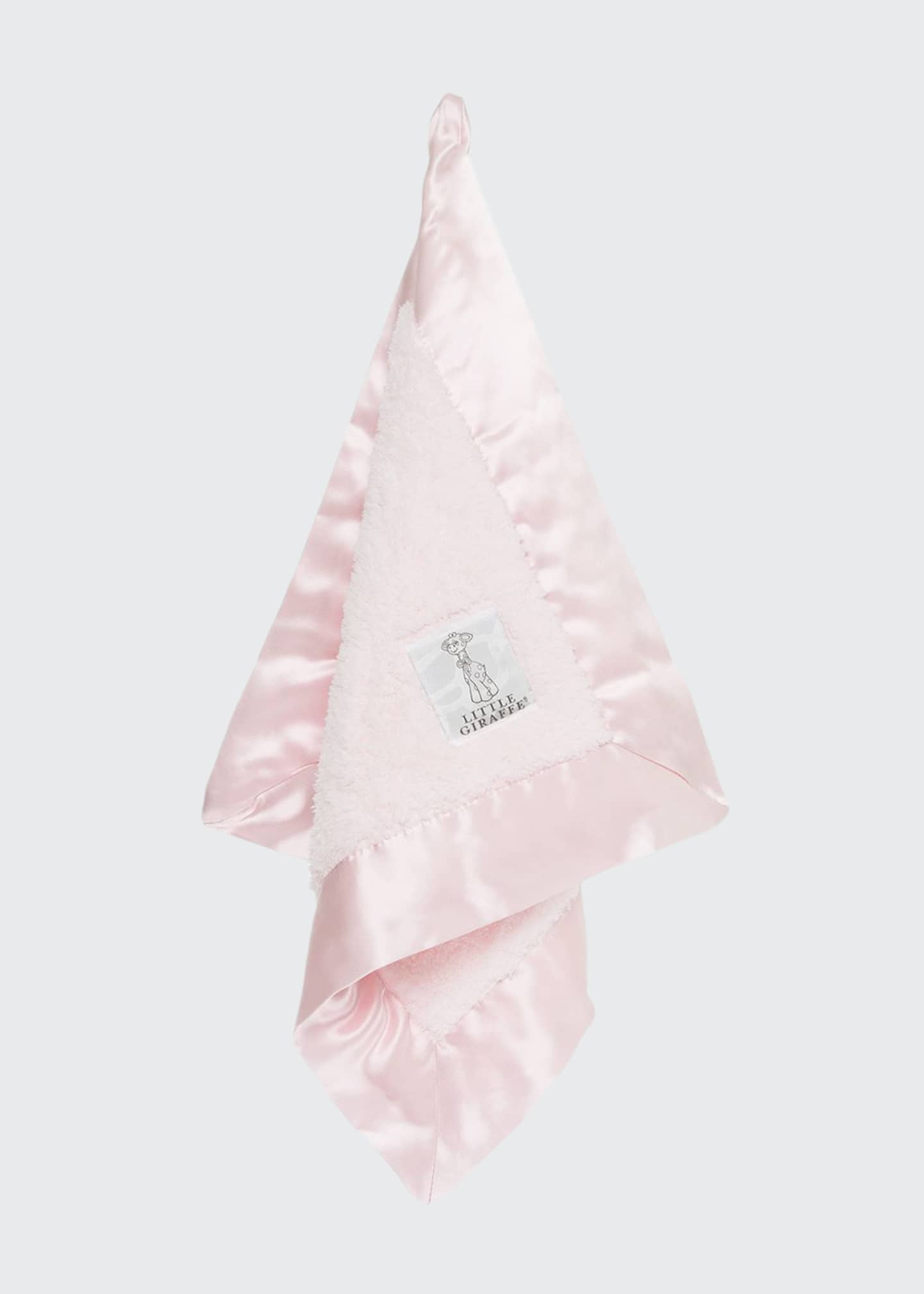 Little Giraffe Chenille Solid Plush Baby Blanket w/ Satin Border