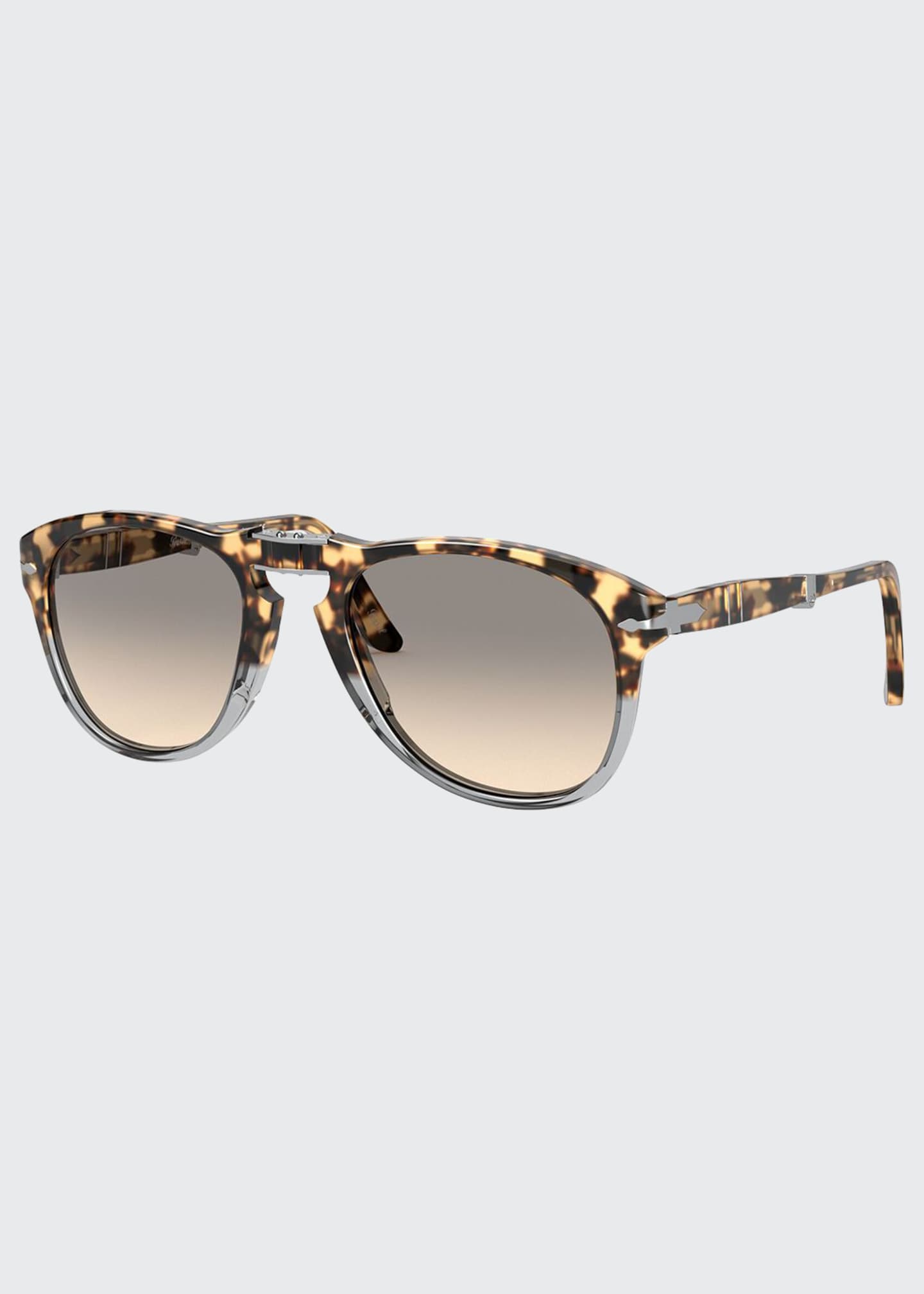 licencia Adaptar Adular Persol Men's Gradient Tortoiseshell Acetate Folding Sunglasses - Bergdorf  Goodman