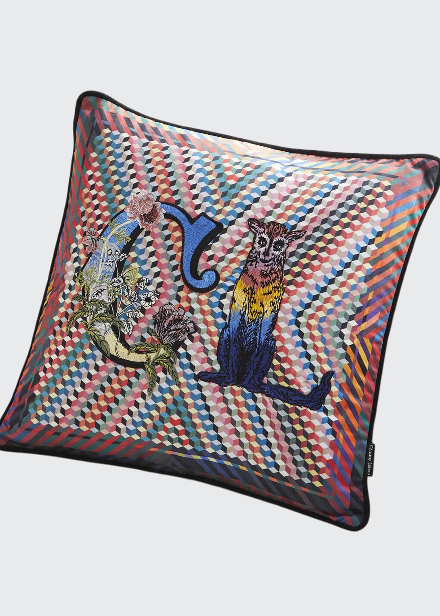 Christian Lacroix Monogram Me Lacroix Pillow Bergdorf Goodman